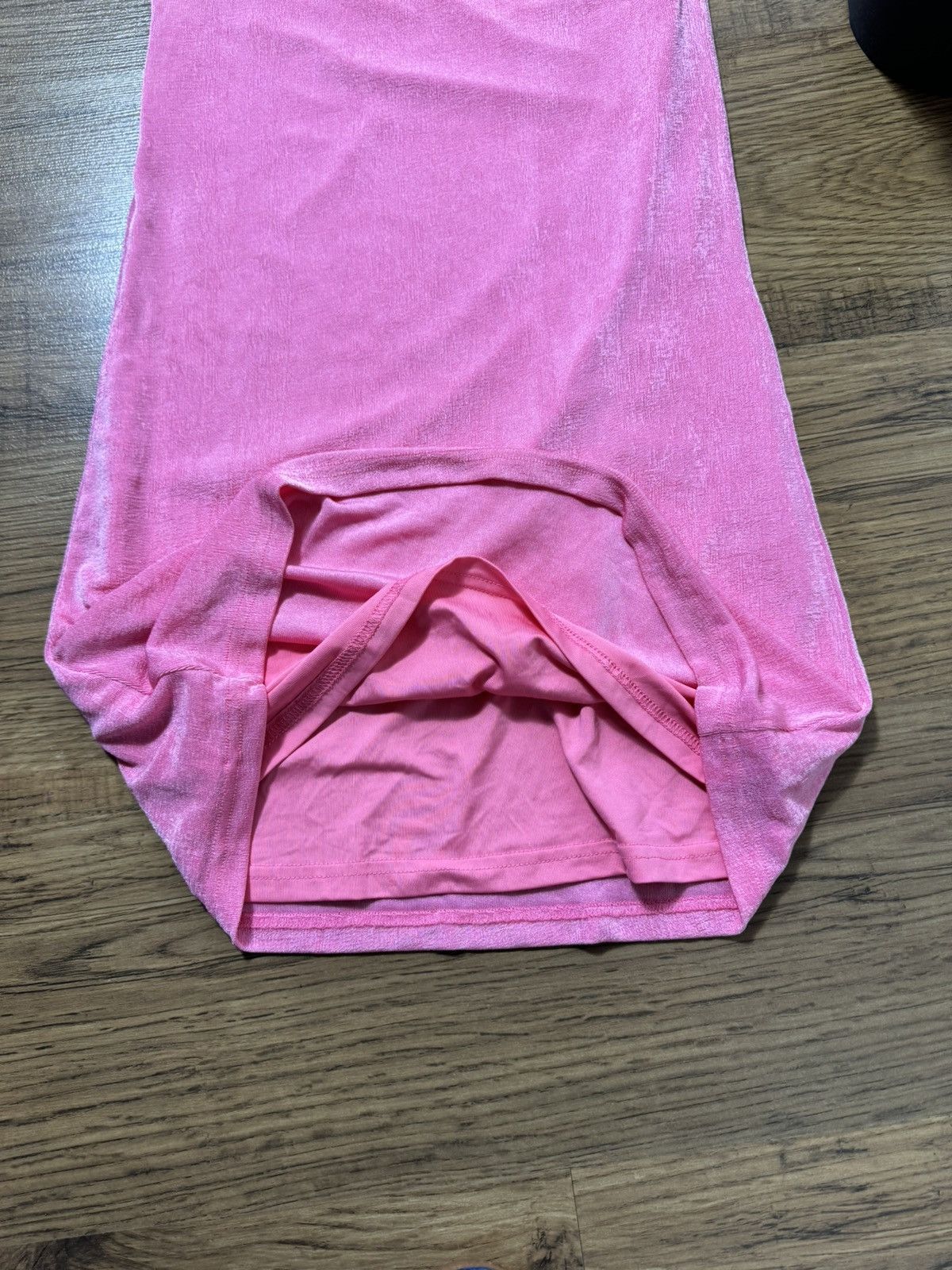 Vintage 🎀STRETCH PINK Y2K TOP + LONG SKIRT SET SUIT🎀 Size XS / US 0-2 / IT 36-38 - 7 Thumbnail