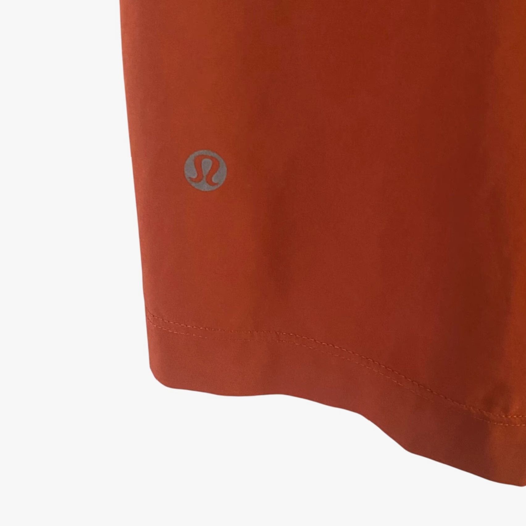 Lululemon Lululemon Athletic Shorts Orange Men's Large Drawstring Pockets Stretch Casual Activewear Size US 33 - 7 Thumbnail