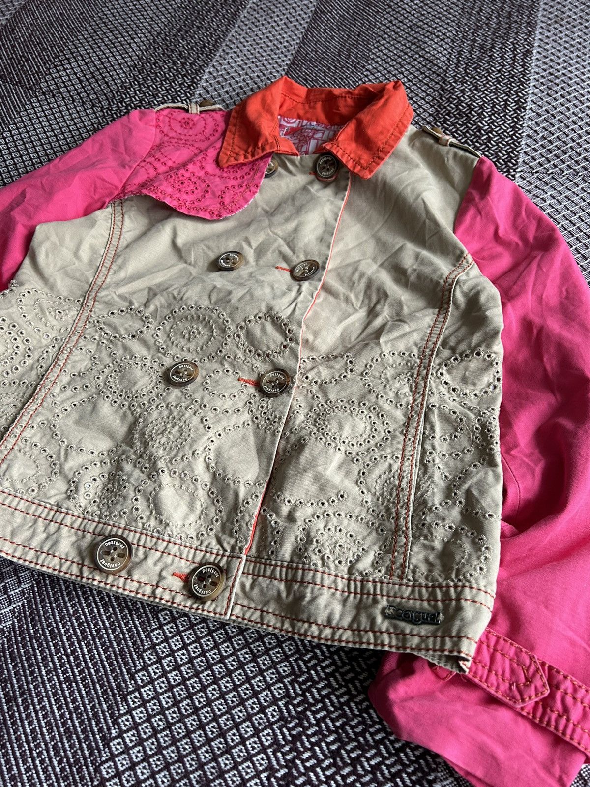 Desigual Vintage Desigual Women Jacket Size 42 Streetwear Solid Style Size M / US 6-8 / IT 42-44 - 3 Thumbnail