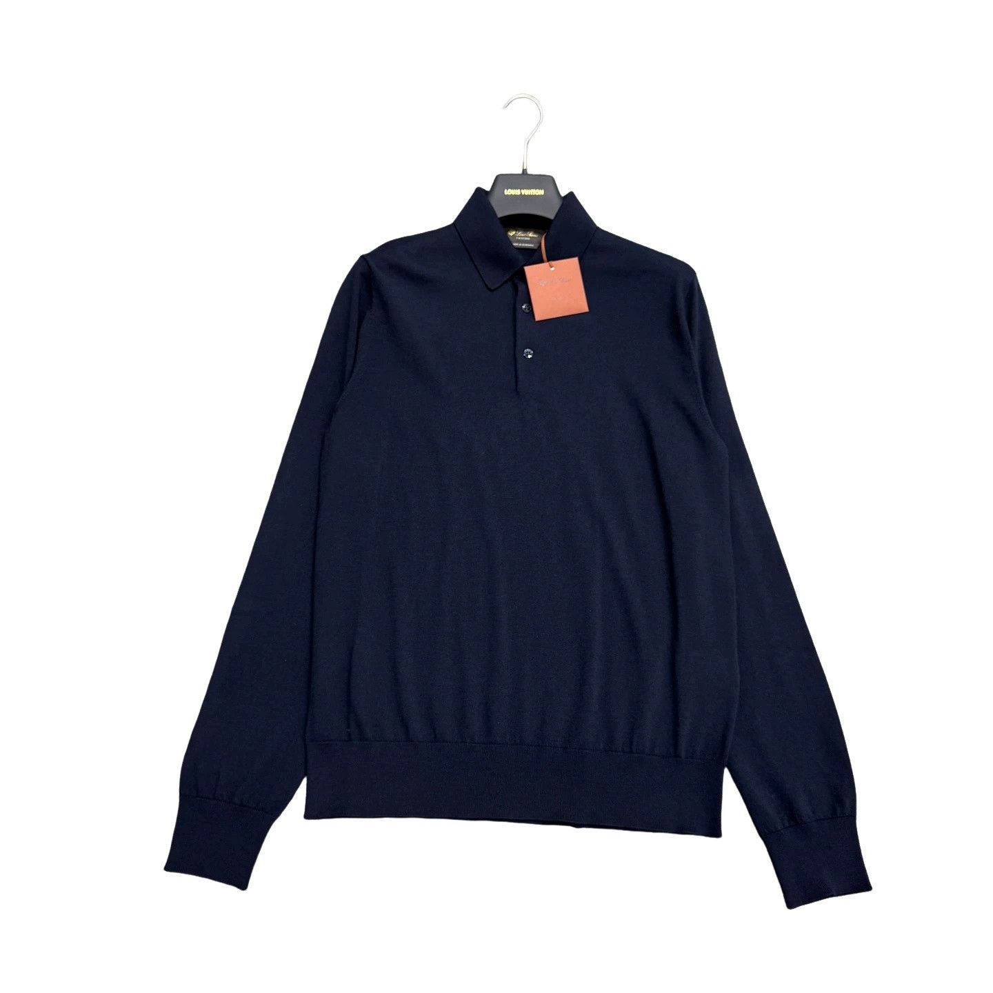 Loro Piana Loro Piana Virgin Wool Long Sleeve Polo Size 46 Size US S / EU 44-46 / 1 - 1 Thumbnail