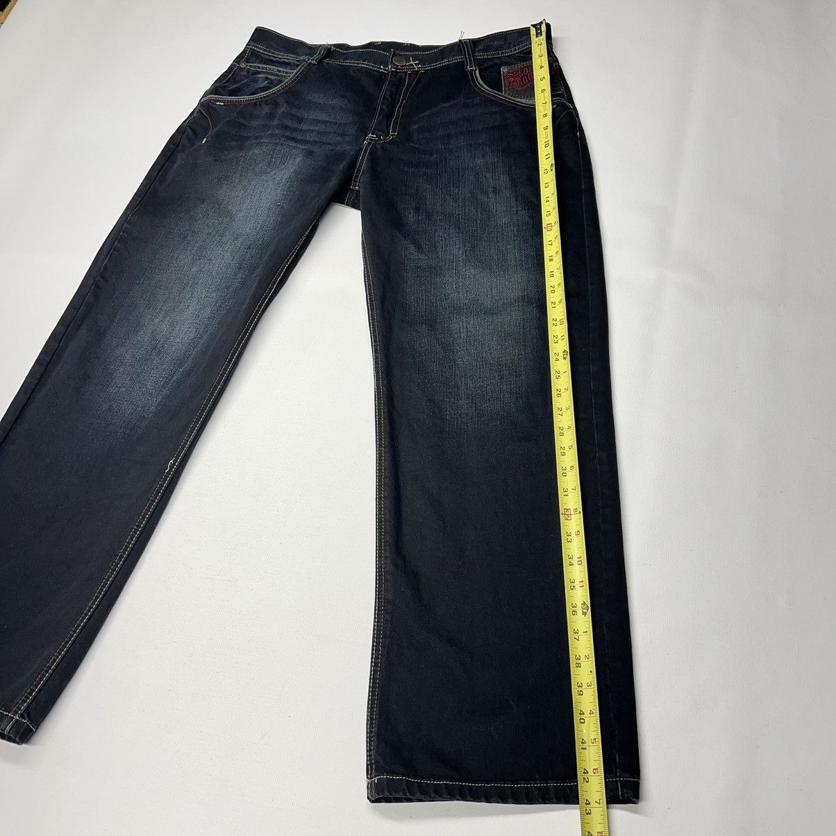 Imperious × Vintage Imperious Delf Jeans Black Denim Lost Souls Pocket Y2K Size US 38 / EU 54 - 21 Thumbnail