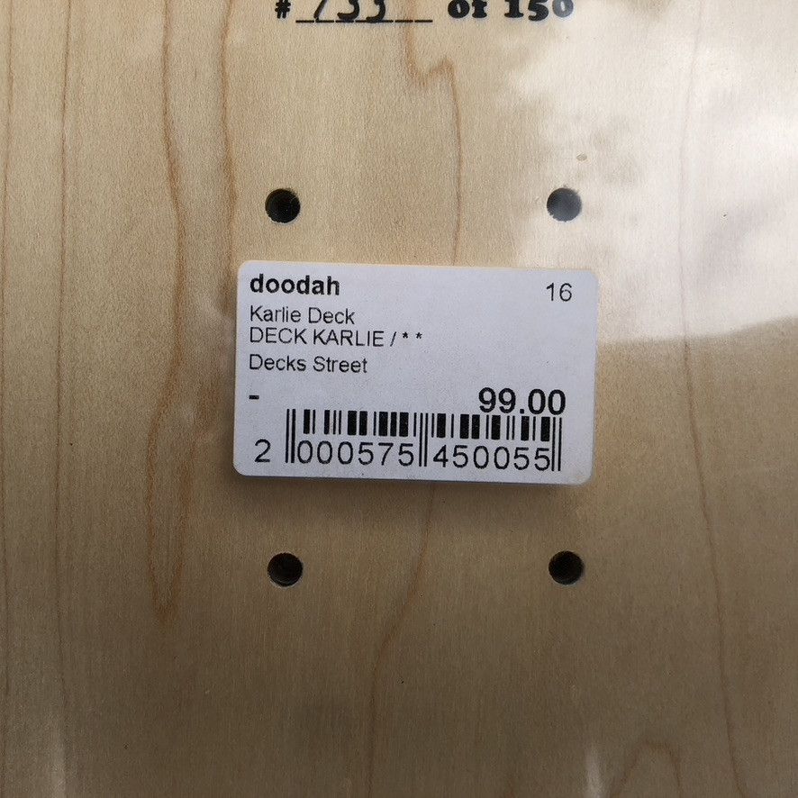 Other 2012 Doodah x Karlie Kloss x Knoepfel Deck Limited 133/150 Size ONE SIZE - 8 Thumbnail