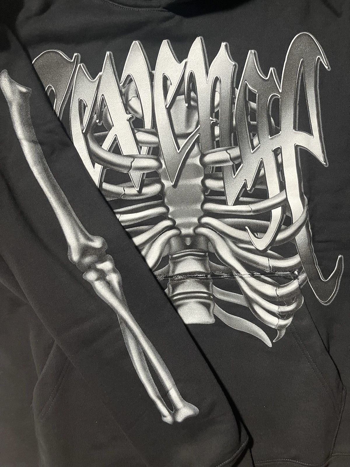 Revenge Chrome Skeleton Hoodie Size US XL / EU 56 / 4 - 3 Thumbnail