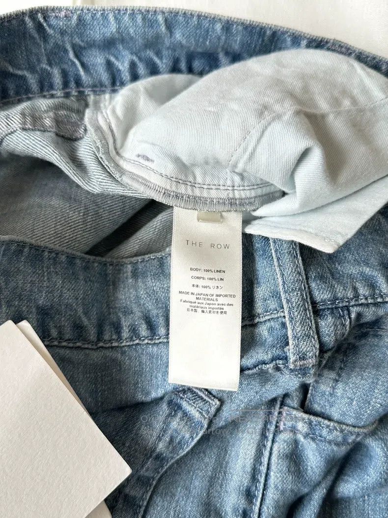 The Row The Row size S Women's Tarley Linen Jeans Size 24 Size 24" / US 00 / IT 34 - 3 Thumbnail