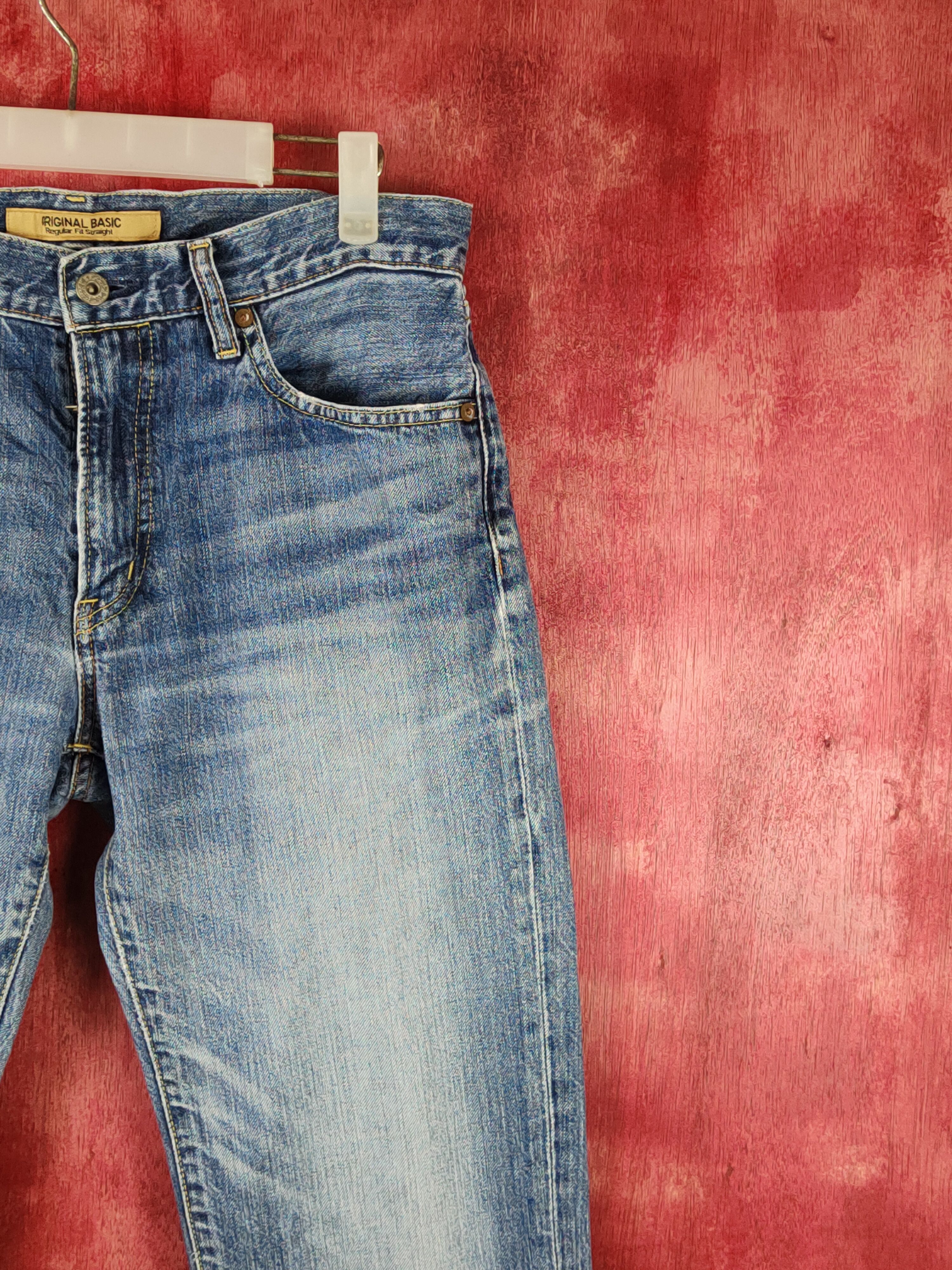Japanese Brand Uniqlo Blue Distressed Multipocket Denim #S1612 Size US 31 - 5 Thumbnail