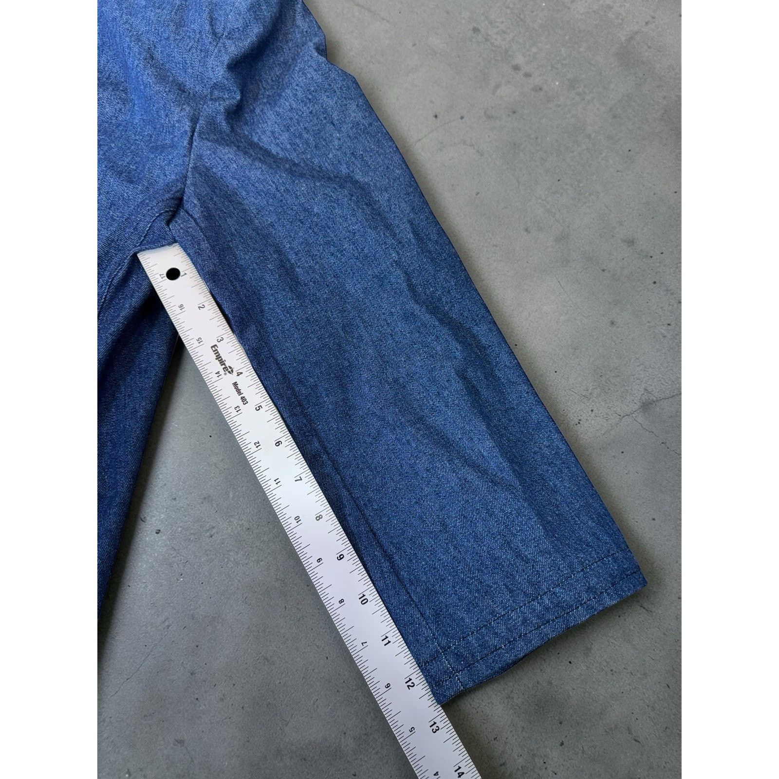 Guy Laroche Vintage Guy Laroche Pairs Denim Blazer Jacket Size M Size M / US 6-8 / IT 42-44 - 5 Thumbnail