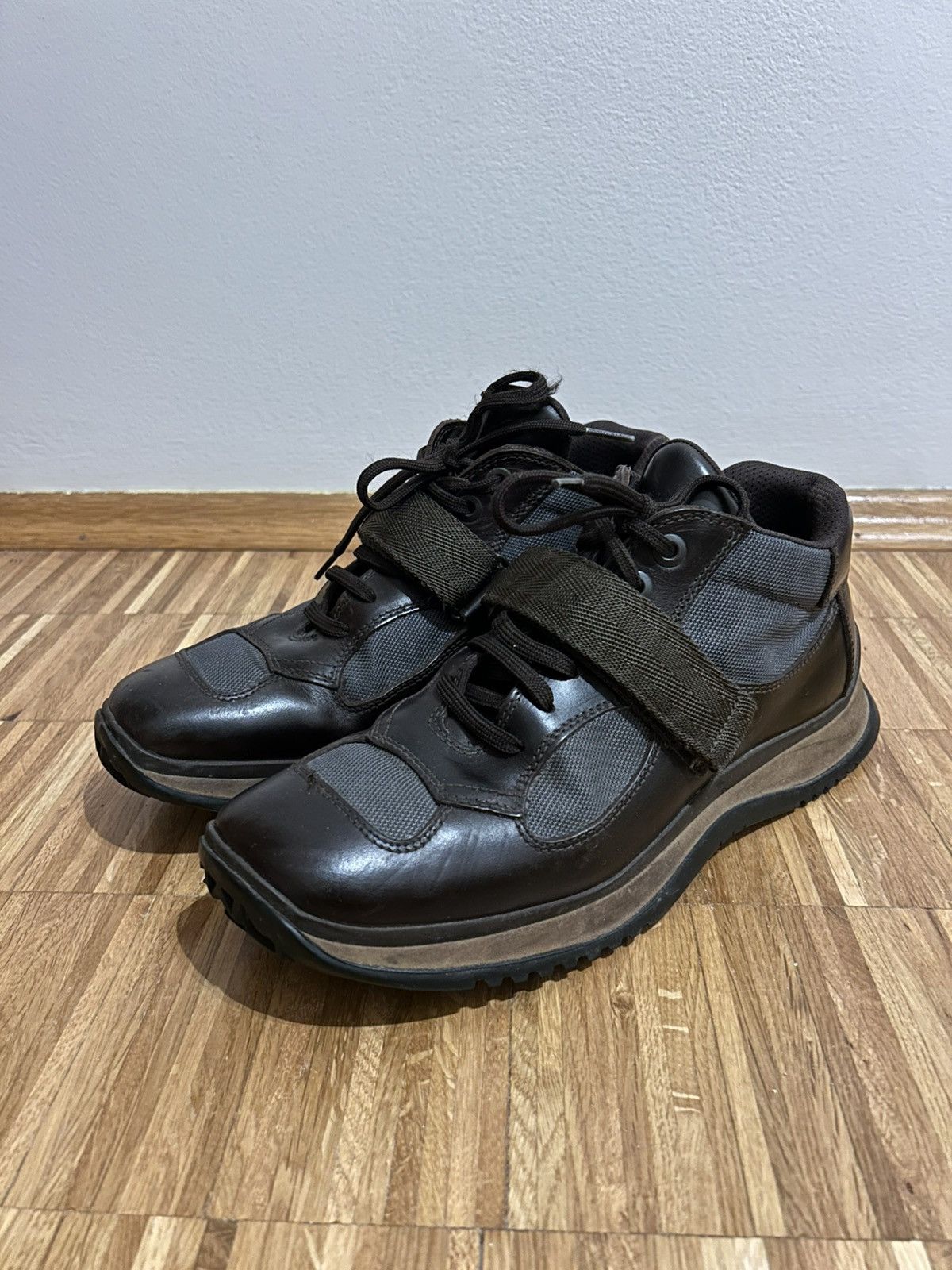靴 05ss archive prada leather design shoes 05ss archive prada leather design shoes