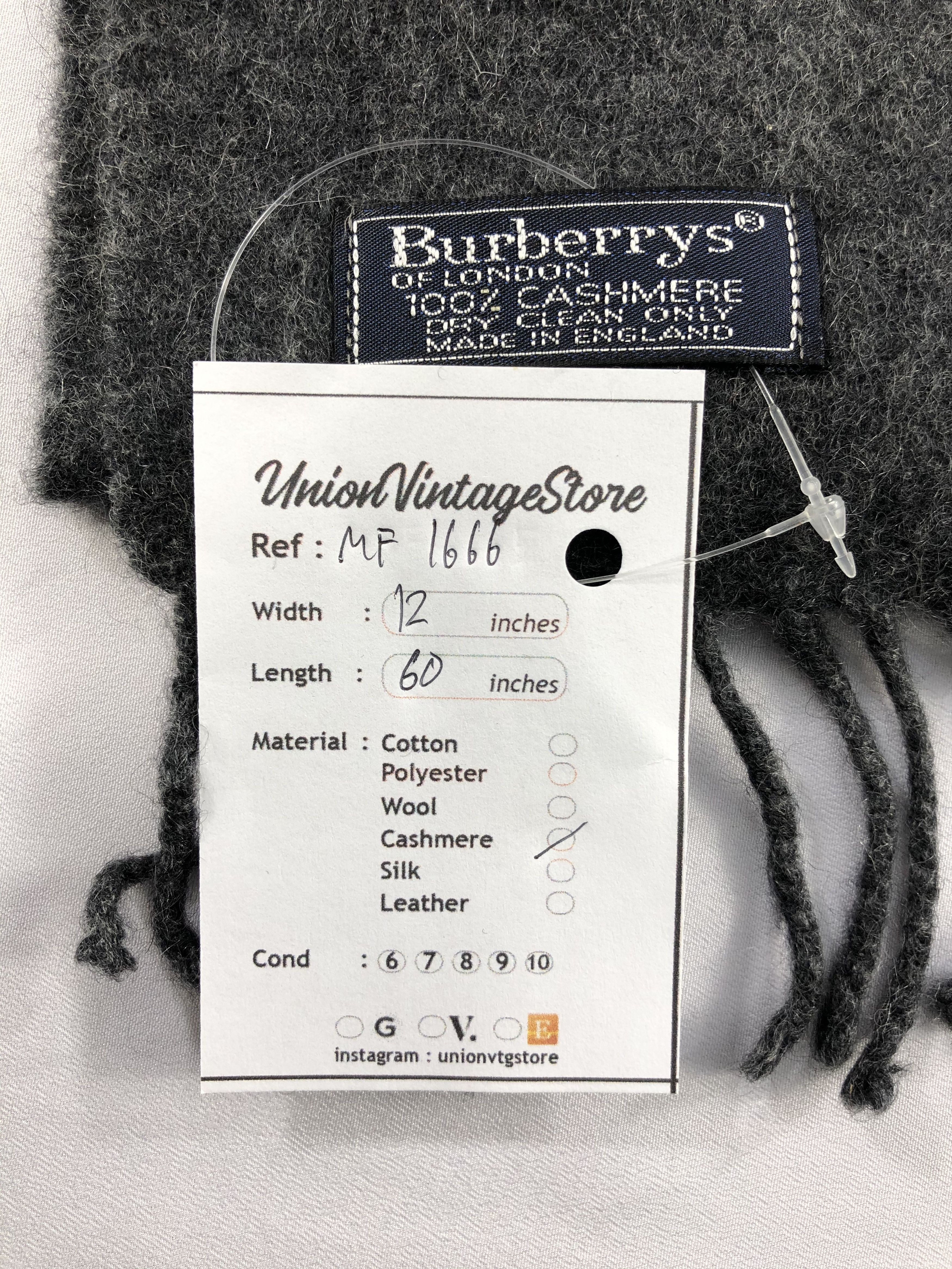 Burberry Vintage Burberry Scarf/Muffler/Neckwear MF1666 Size ONE SIZE - 6 Thumbnail