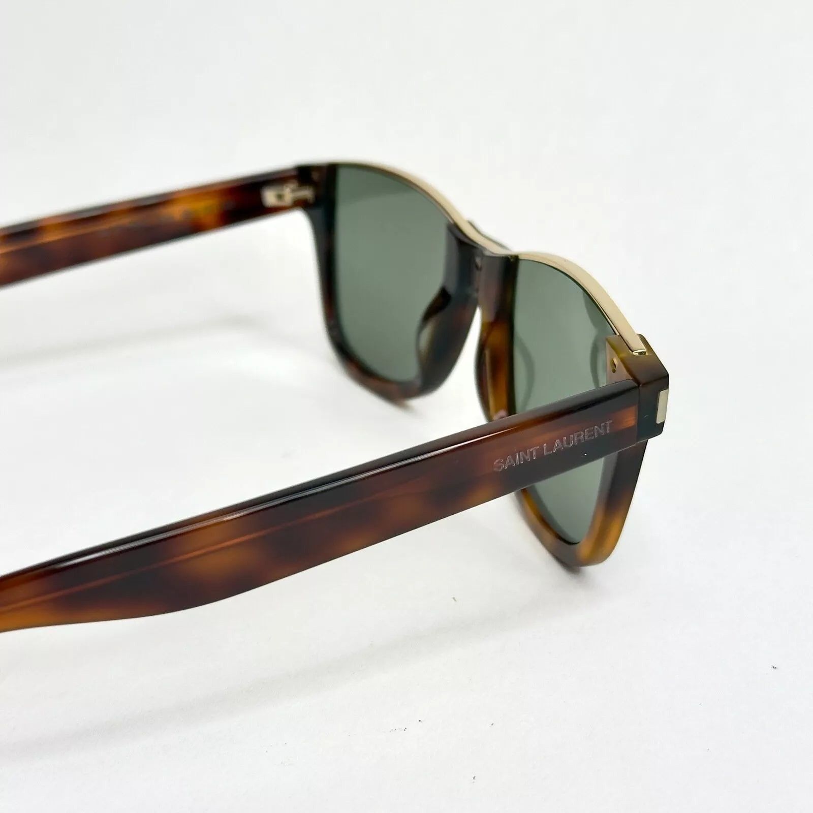 Yves Saint Laurent SAINT LAURENT CUT AWAY SL 51 SL51 Brown Sunglasses 002 Size ONE SIZE - 4 Thumbnail