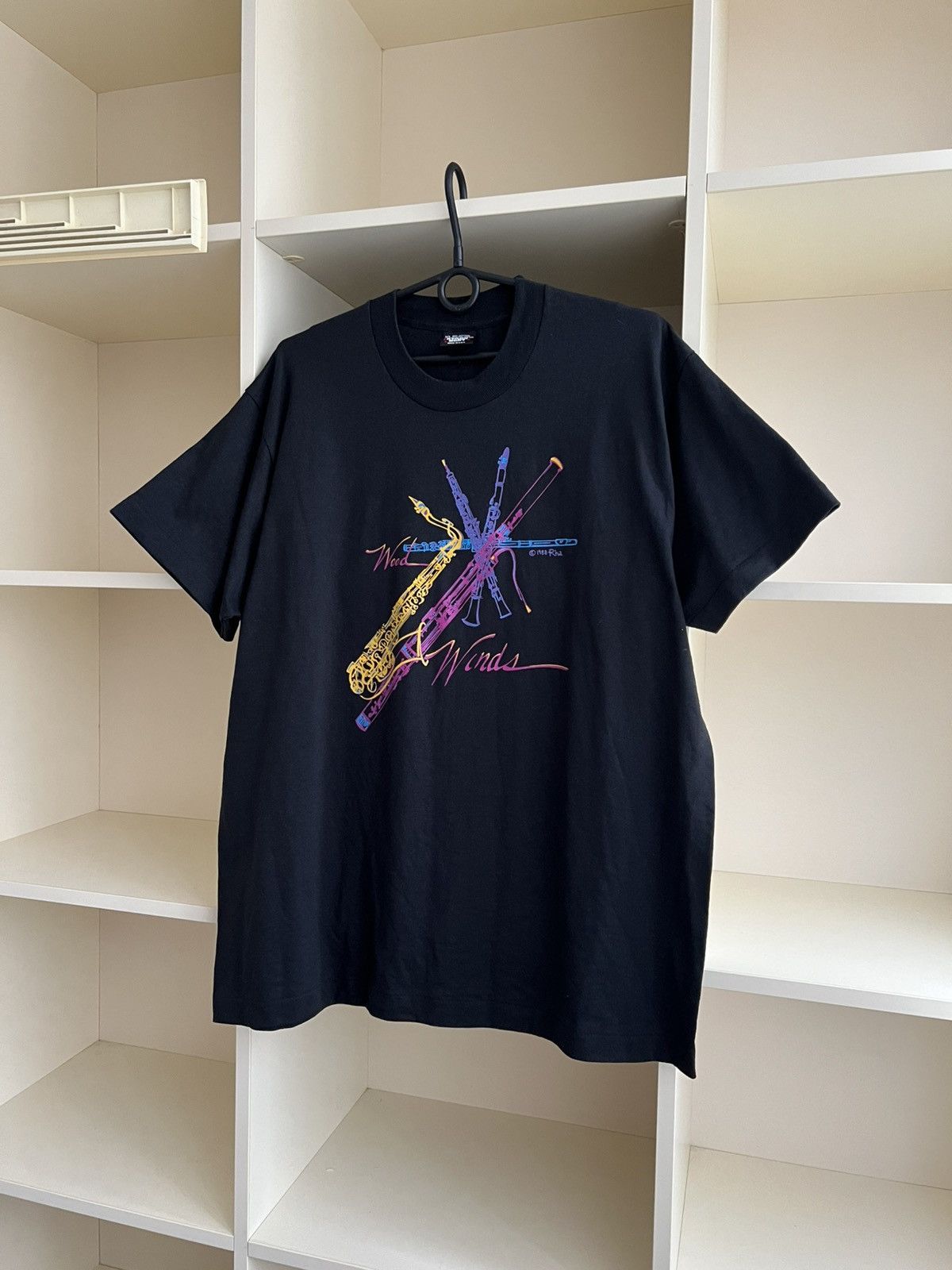 Vintage Vintage 1988 Woodwinds Tee T-Shirt Music Screen Stars Size US XL / EU 56 / 4 - 2 Thumbnail