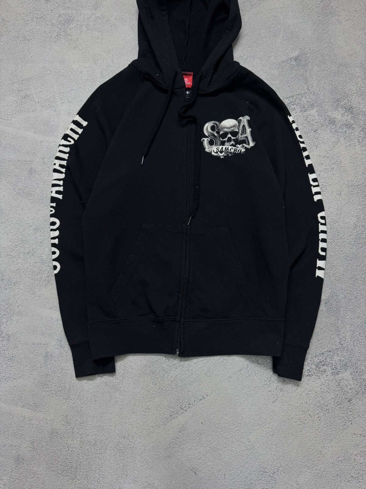 Vintage Vintage Ed Hardy Style Sons of Anarchy Zip Hoodie Size US M / EU 48-50 / 2 - 9 Thumbnail