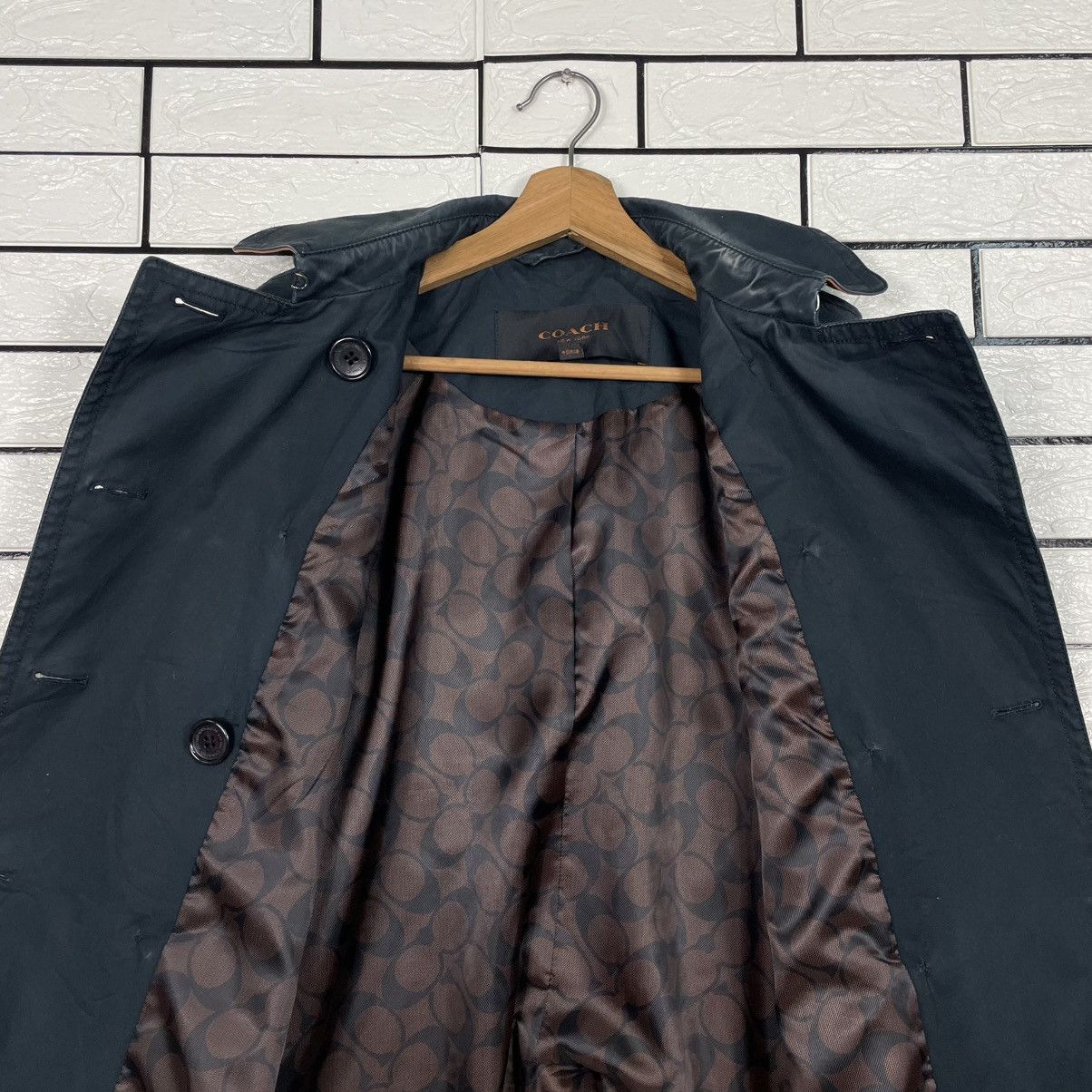 Coach Coach Double Breasted Trench Coat Size XS / US 0-2 / IT 36-38 - 12 Thumbnail