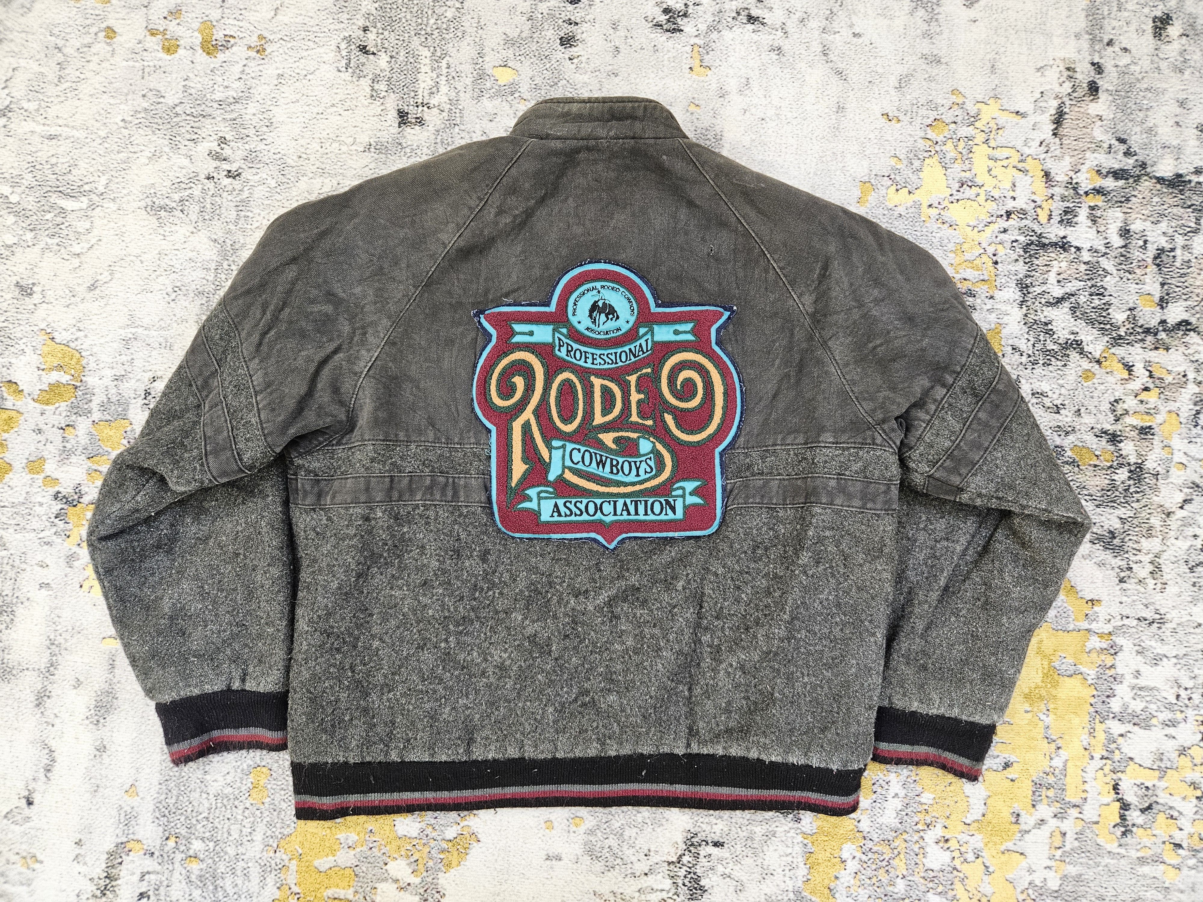 If Six Was Nine Vtg PRCA Professional Rodeo Cowboys Association BomberJacket Size US M / EU 48-50 / 2 - 1 Thumbnail