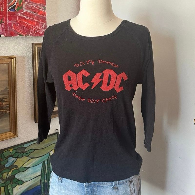 Other rockware acdc dirty deeds done dirt cheap long sleeve shirt Size XL / US 12-14 / IT 48-50 - 1 Thumbnail