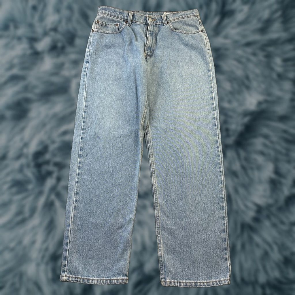 Levi's VINTAGE Levi's 550 Jeans Mens 34x30 Blue Denim Light Wash USA Made 90s Y2K Levi's 550 Jeans Mens 34x30 Blue Denim Light Wash USA Made 90s Y2K Size US 34 / EU 50 - 1 Thumbnail