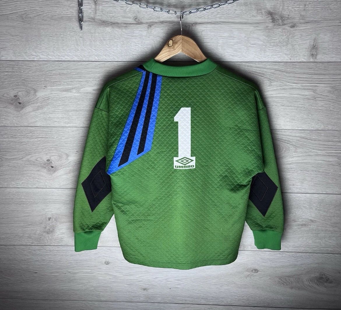 Umbro Vintage soccer long sleeve Manchester United #1 Umbro Size US XS / EU 42 / 0 - 9 Thumbnail