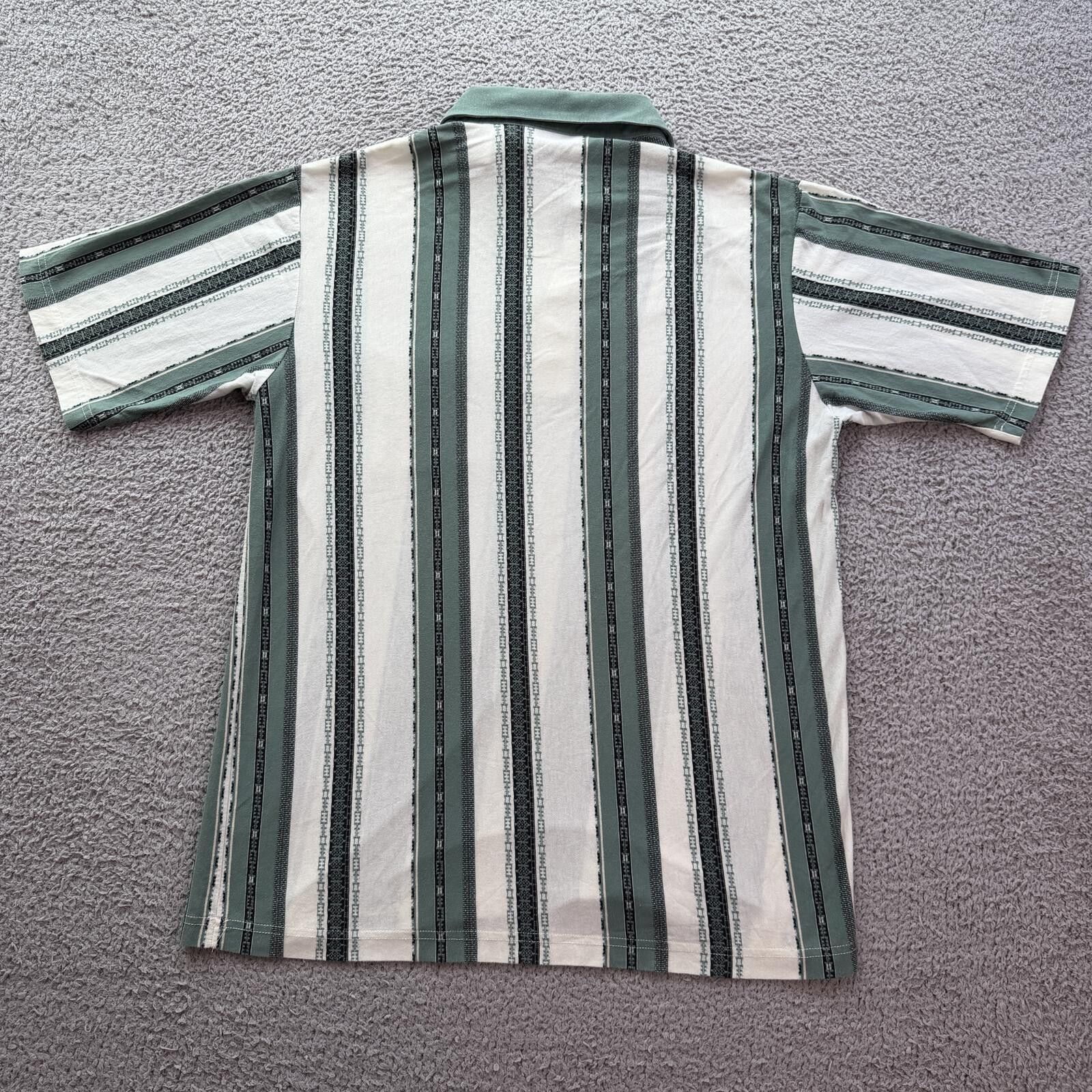 Other Vintage Classics by Palmland Striped Knit Shirt Short Sleeve Size US M / EU 48-50 / 2 - 2 Thumbnail