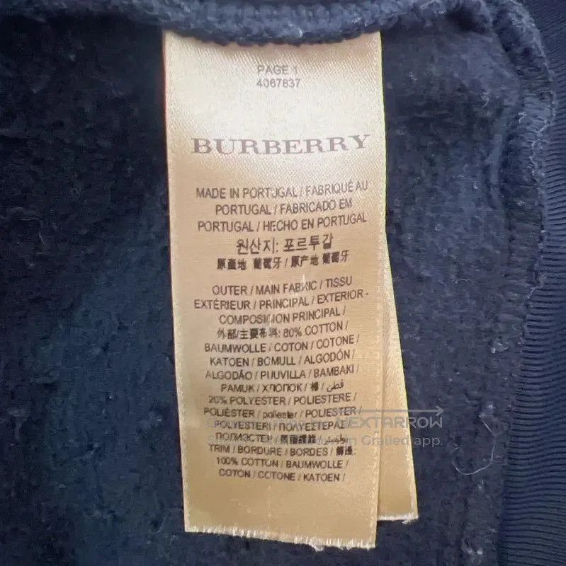 Burberry Burberry Black Cotton Women's Hoodie. Size S / US 4 / IT 40 - 5 Thumbnail