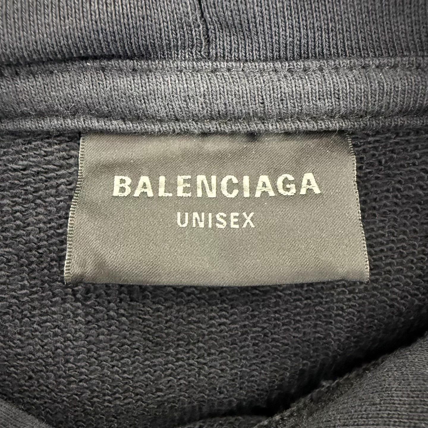 Balenciaga Balenciaga side logo arm print black hoodie 1 Size US S / EU 44-46 / 1 - 3 Thumbnail