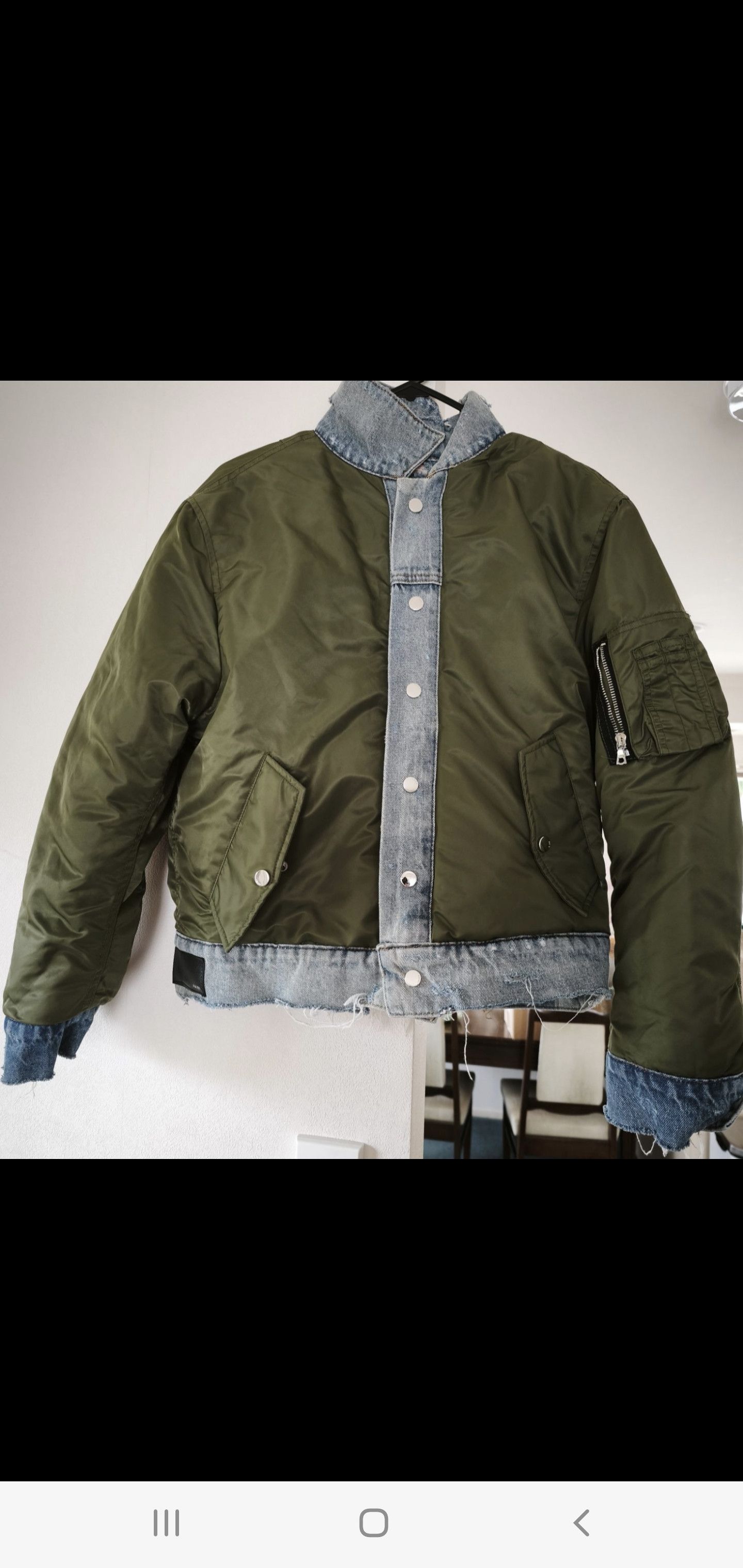 Amiri Original RRP $1,890 USD Amiri "Hybrid" denim,bomber Size US M / EU 48-50 / 2 - 2 Thumbnail