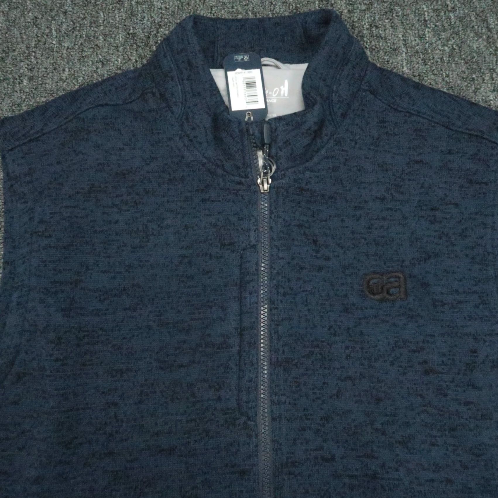 johnnie-O Johnnie O Vest Men XL Navy Blue Denali Full Zip Pockets Fleece NWT Size US XL / EU 56 / 4 - 2 Thumbnail