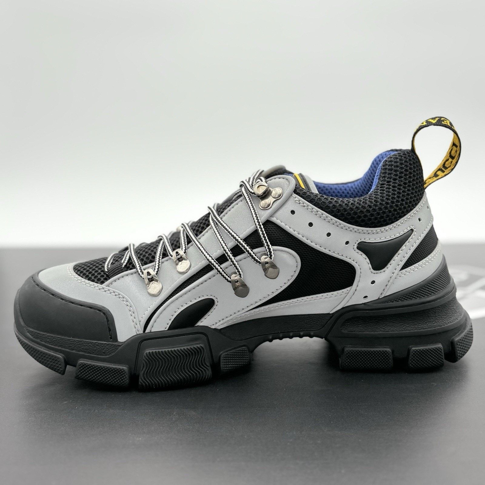 Gucci Gucci Flashtrek SEGA ' Reflective Grey ' | NEW! Size US 8.5 / EU 41-42 - 4 Thumbnail