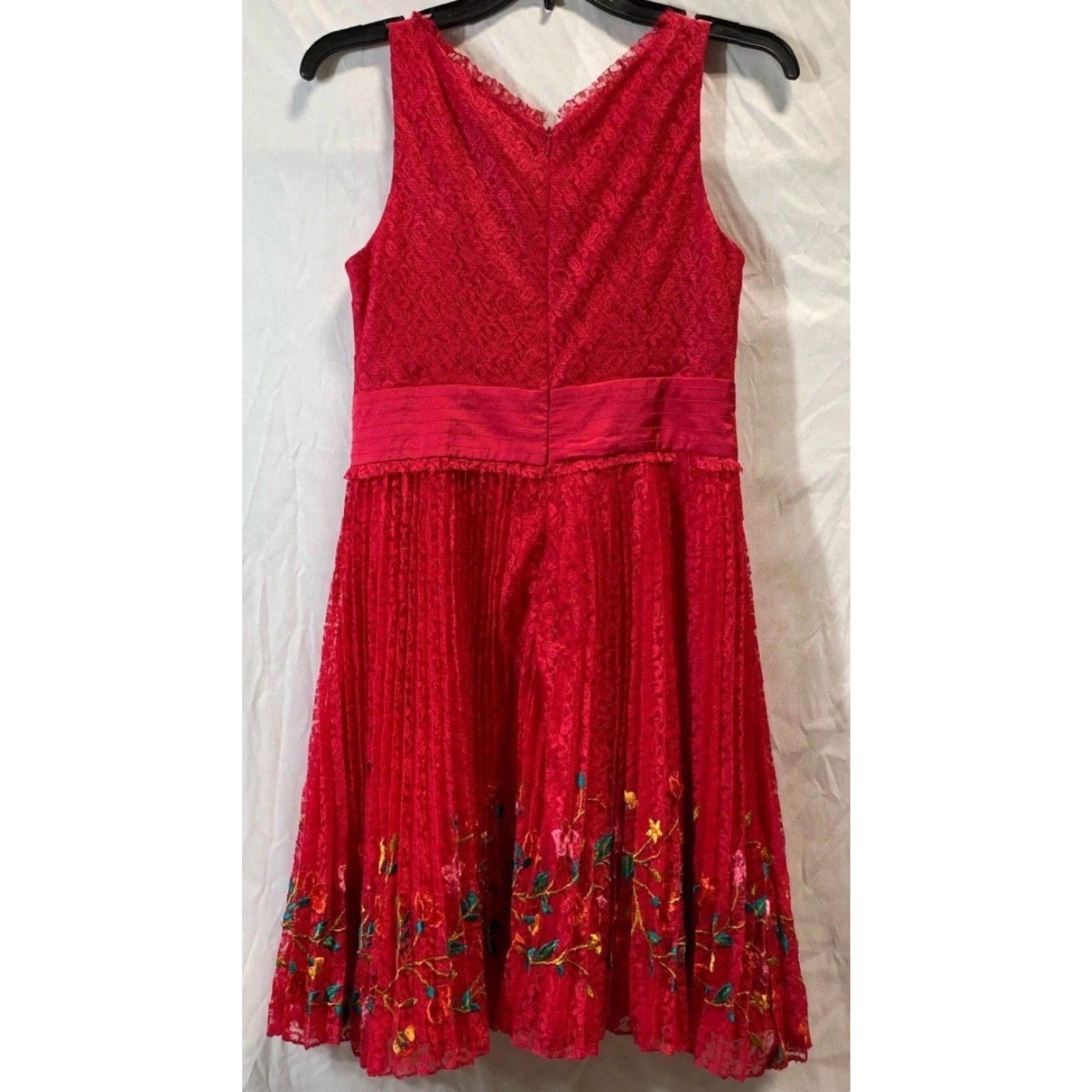 French Connection VINTAGE NEW NWT Womens French Connection Pink Floral Sleeveless Fit & Flare Dress XS Size XS / US 0-2 / IT 36-38 - 2 Thumbnail