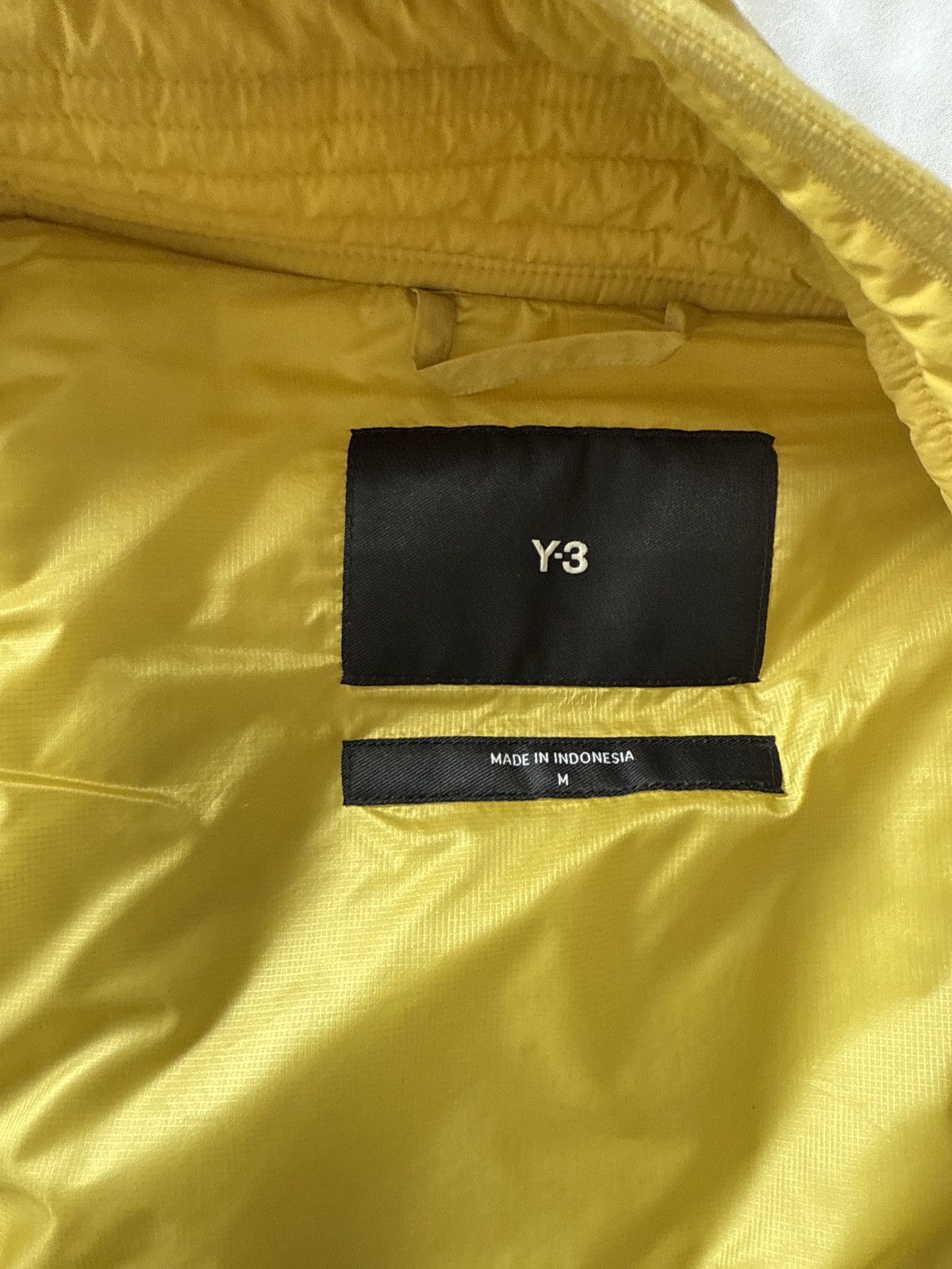 Y-3 Y3 by Yohji Yamamoto yellow cropped quilted jacket Size M / US 6-8 / IT 42-44 - 9 Thumbnail