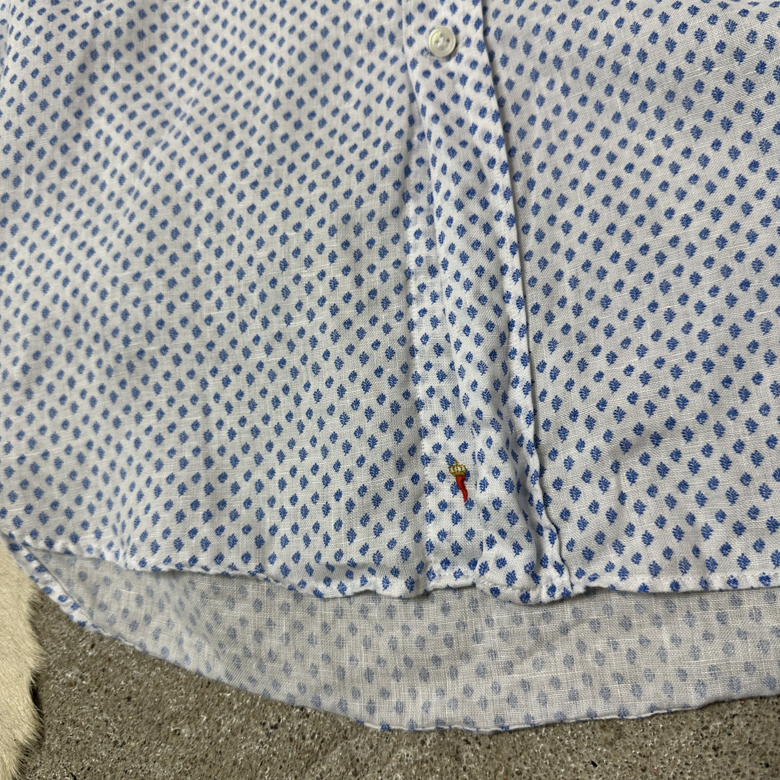 Vintage Vintage Linen Handcrafted Camicissima Button Up Shirt Size US S / EU 44-46 / 1 - 2 Thumbnail