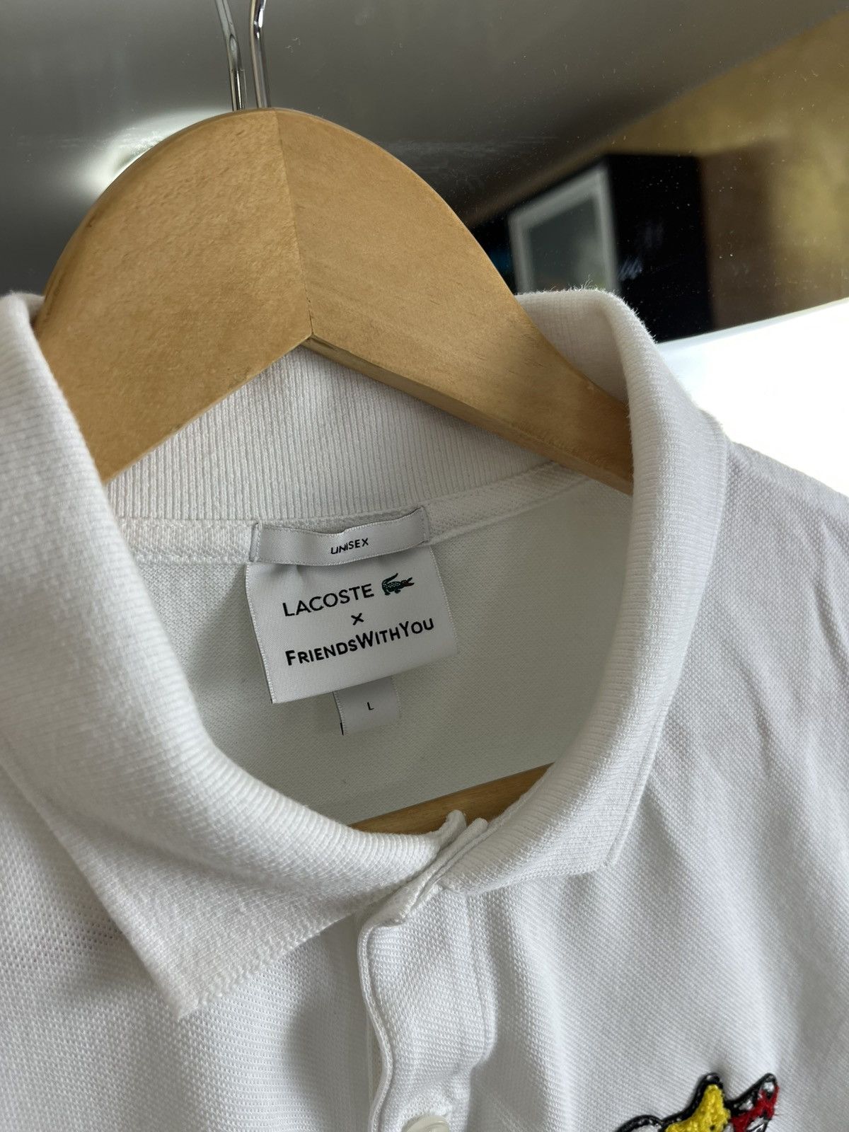 Lacoste Lacoste x FriendsWithYou Limited Edition Pique Cloud Polo Size US L / EU 52-54 / 3 - 2 Thumbnail