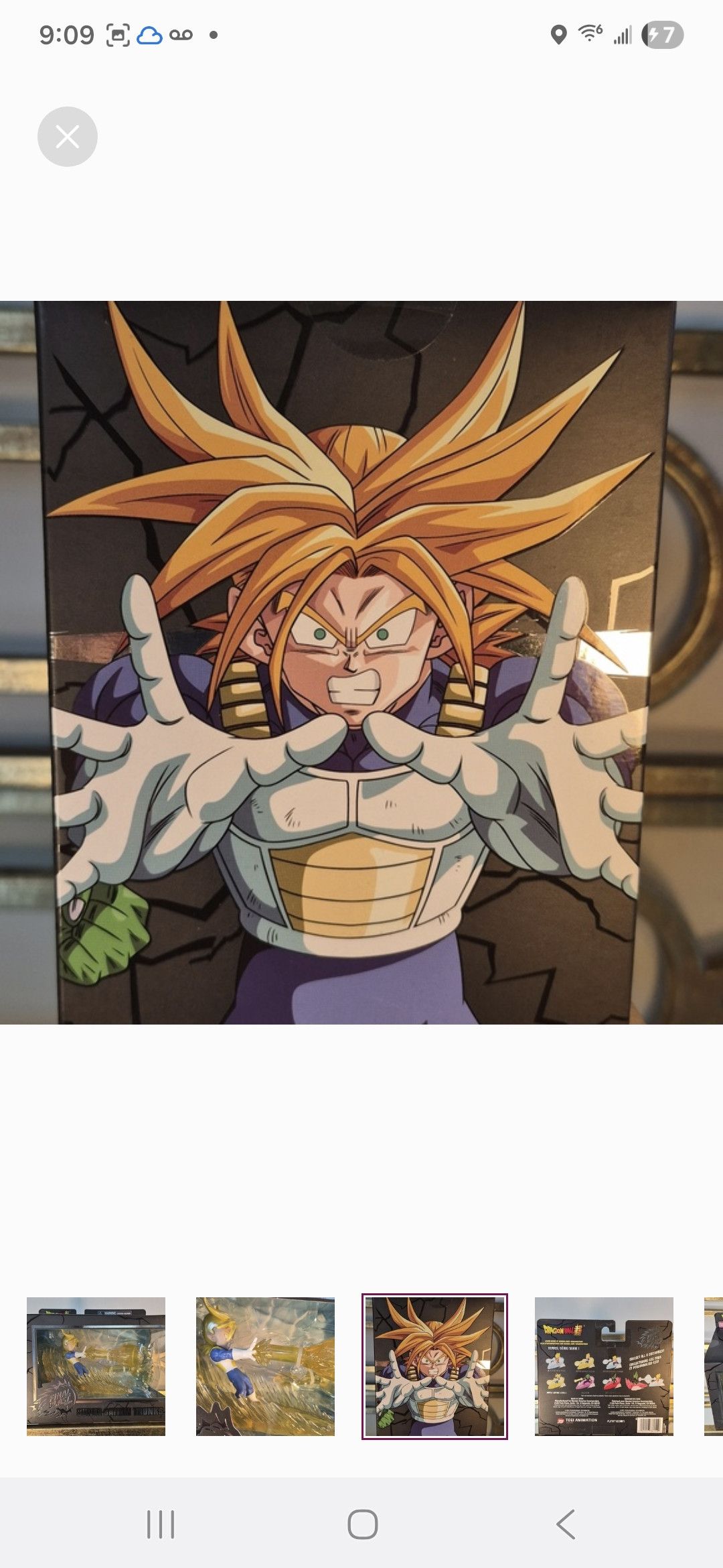 Other Bandai DragonBall Super FINAL BLAST SERIES S. Saiyan Trunks Size ONE SIZE - 4 Thumbnail