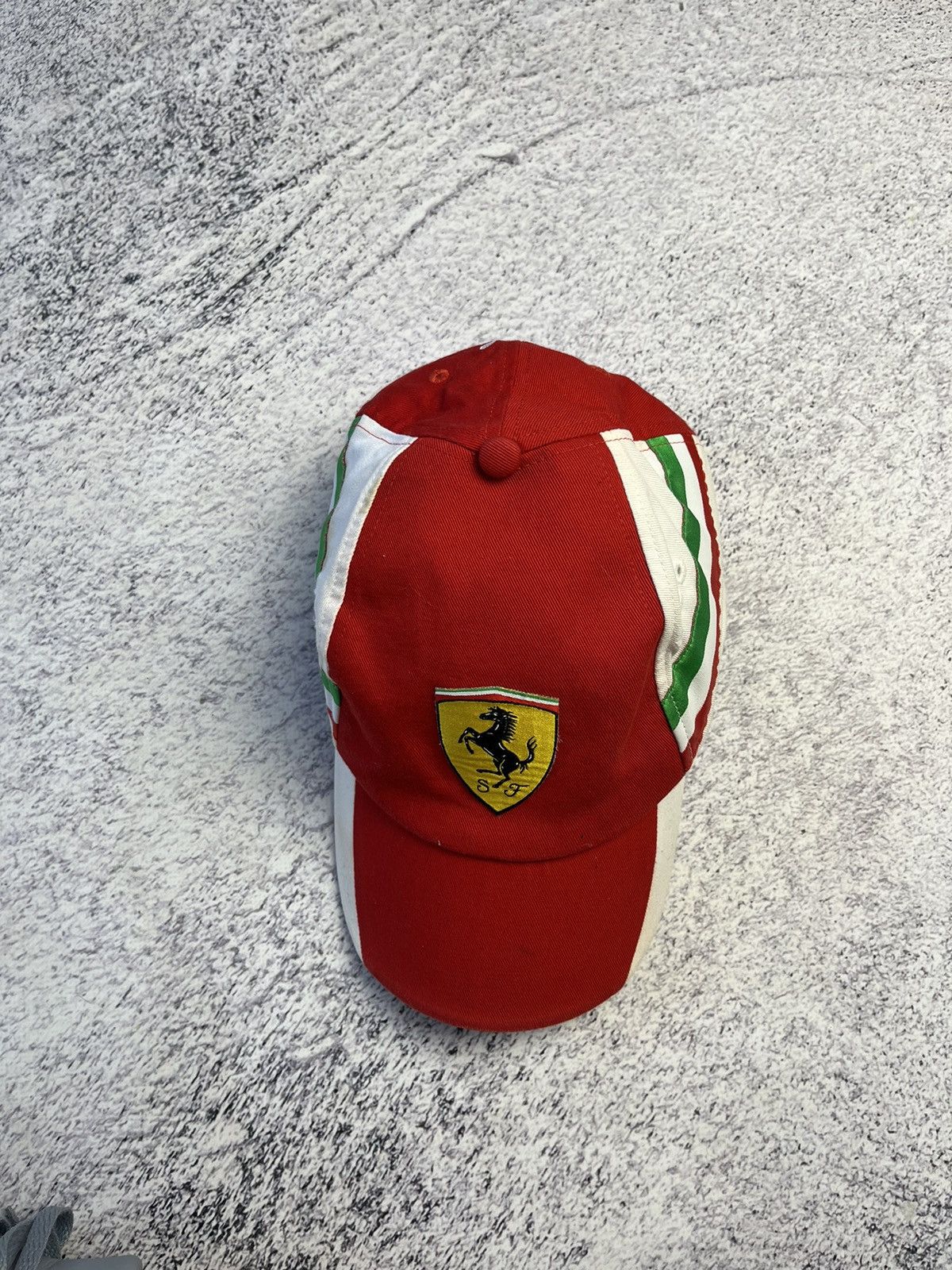 Ferrari Vintage Puma Ferrari Distressed Cap Y2K Size ONE SIZE - 10 Thumbnail
