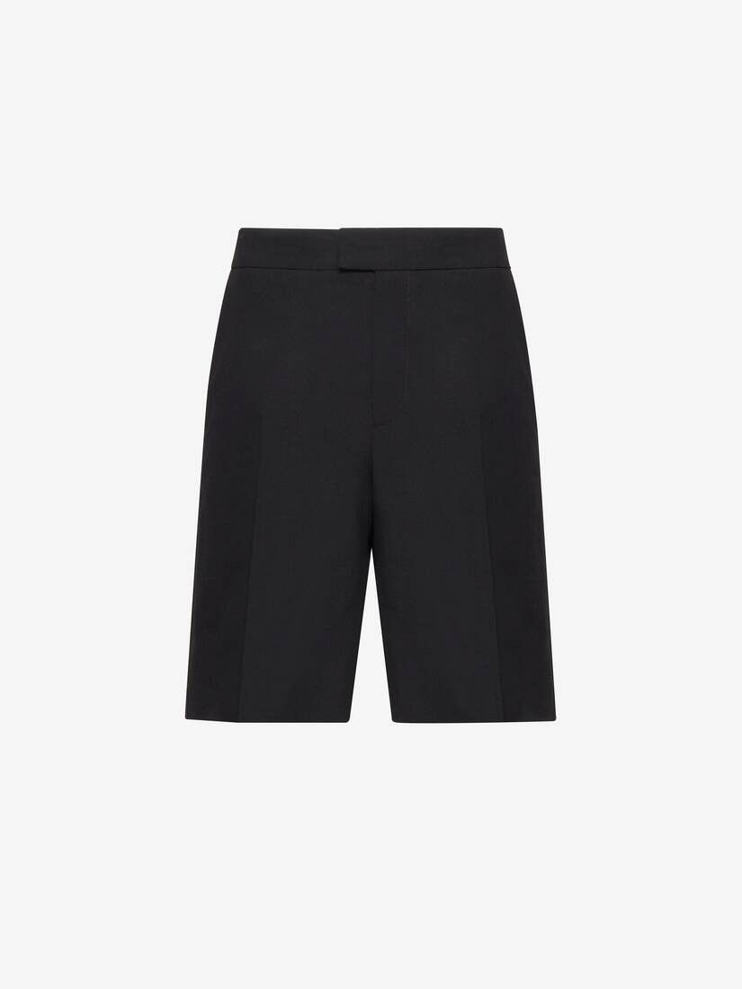 Alexander McQueen o1w1db10725 Tailored Shorts in Black Size US 30 / EU 46 - 2 Thumbnail