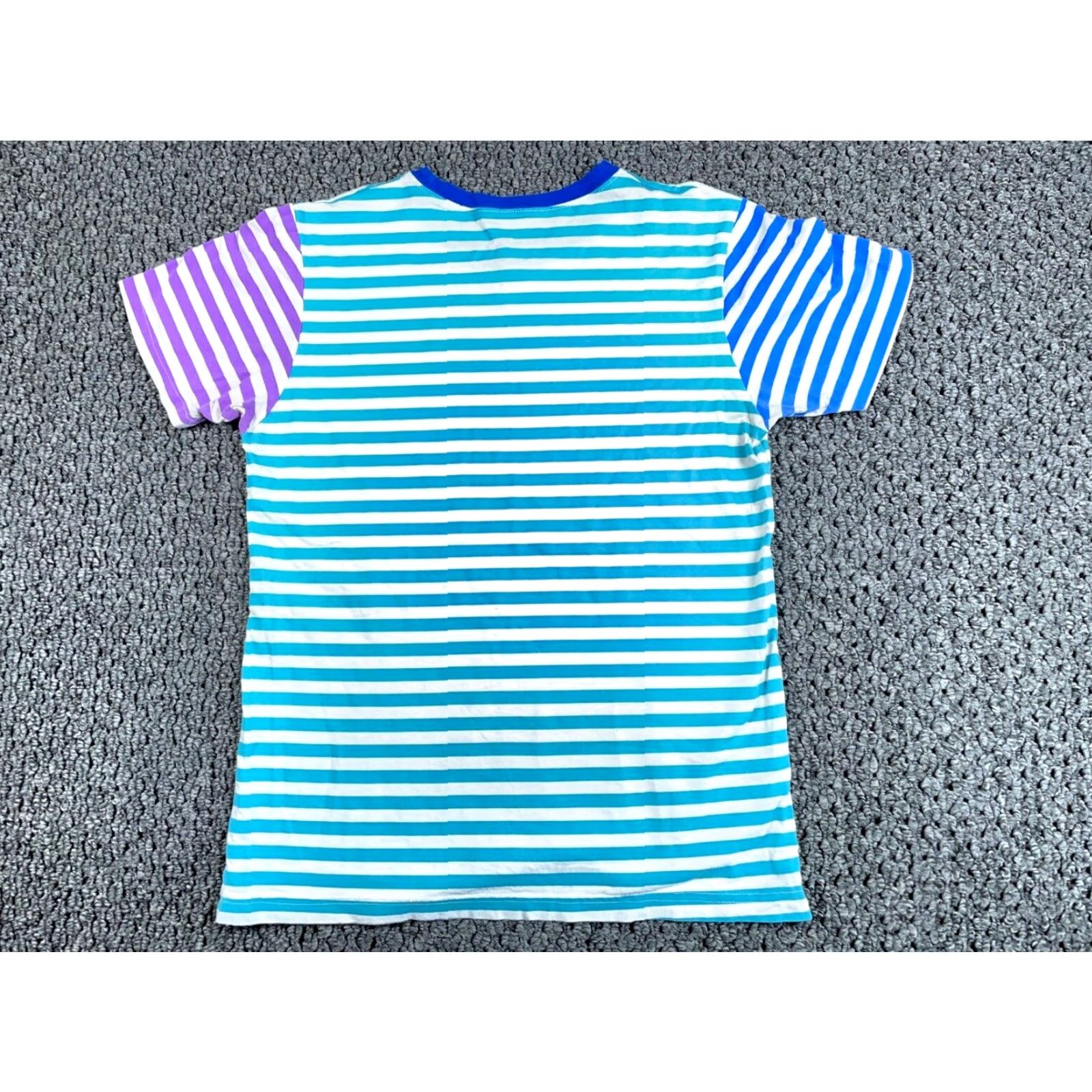 Odd Future Odd Future Spell Out Striped T-Shirt Adult Medium White Blue Tyler Creator Rap Size US M / EU 48-50 / 2 - 2 Thumbnail