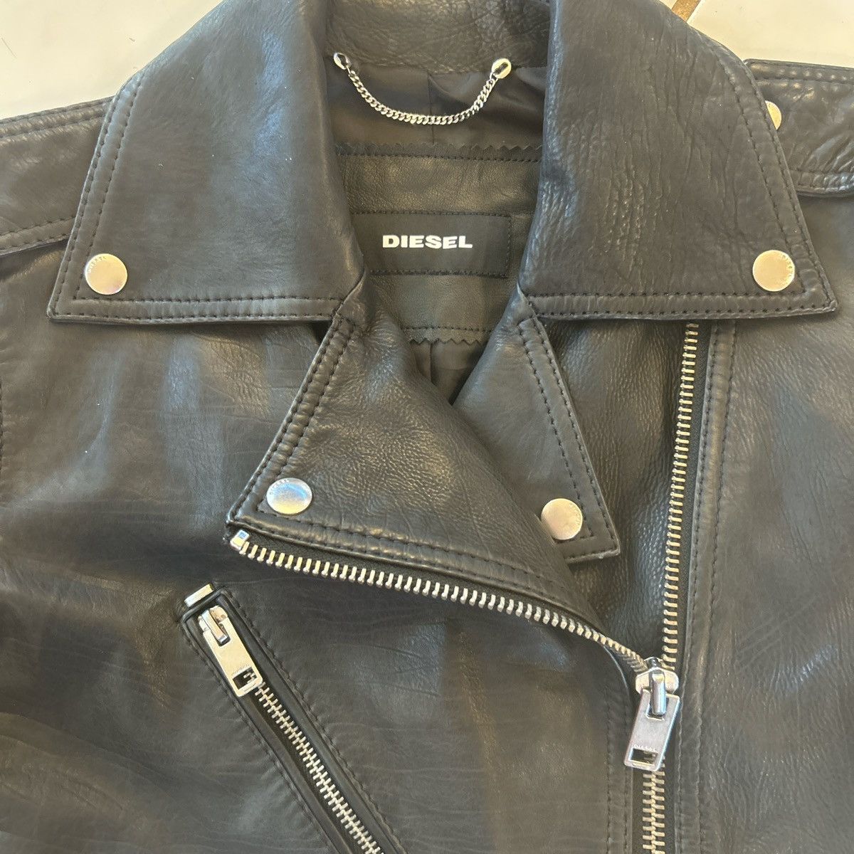 Diesel Diesel leather jacket Size M / US 6-8 / IT 42-44 - 3 Thumbnail