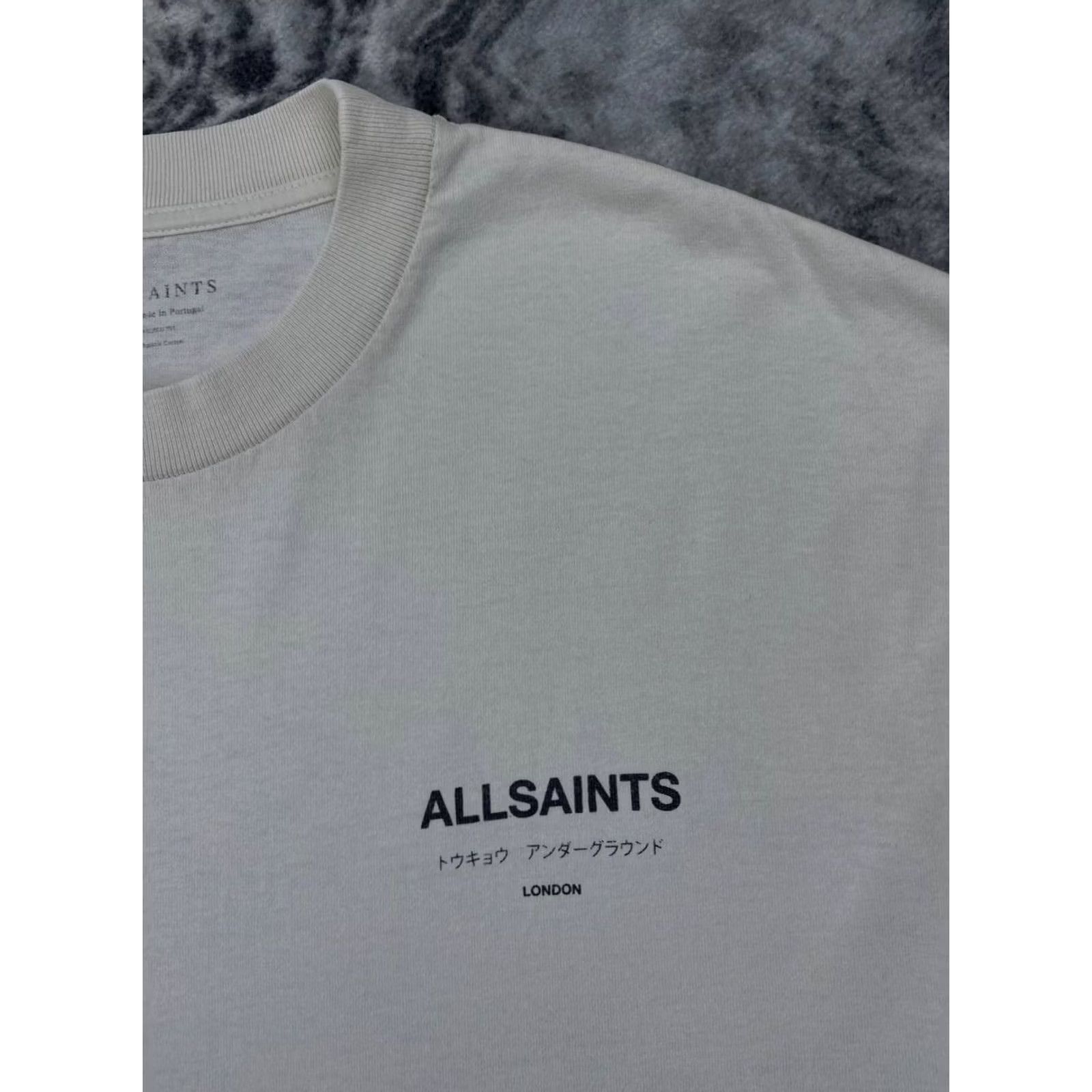 Allsaints AllSaints Men T Shirt S White Underground Big Logo Size US S / EU 44-46 / 1 - 4 Thumbnail