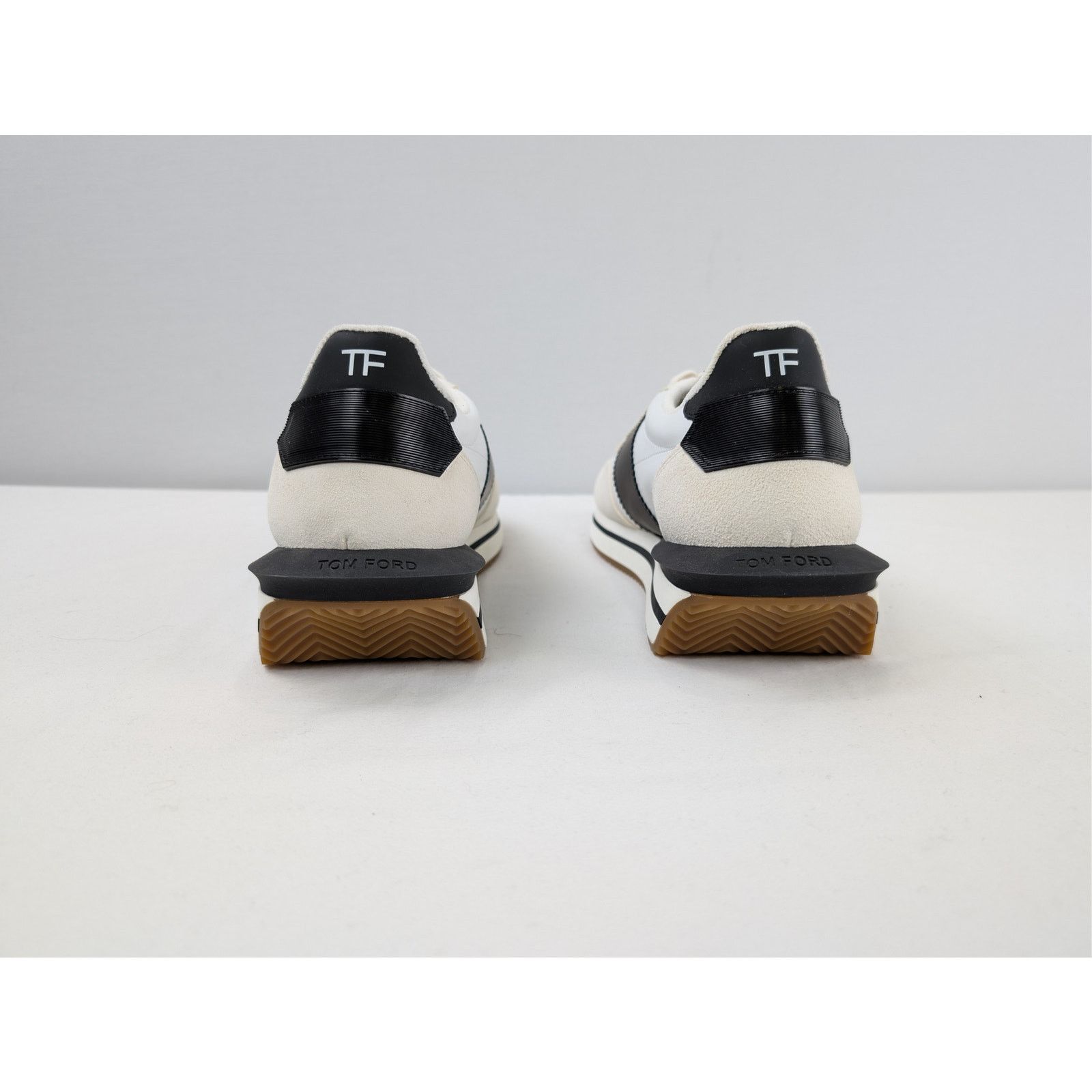 Tom Ford o1rshd1 Chunky Low top Sneaker in white/black/Brown Size US 10 / EU 43 - 10 Thumbnail