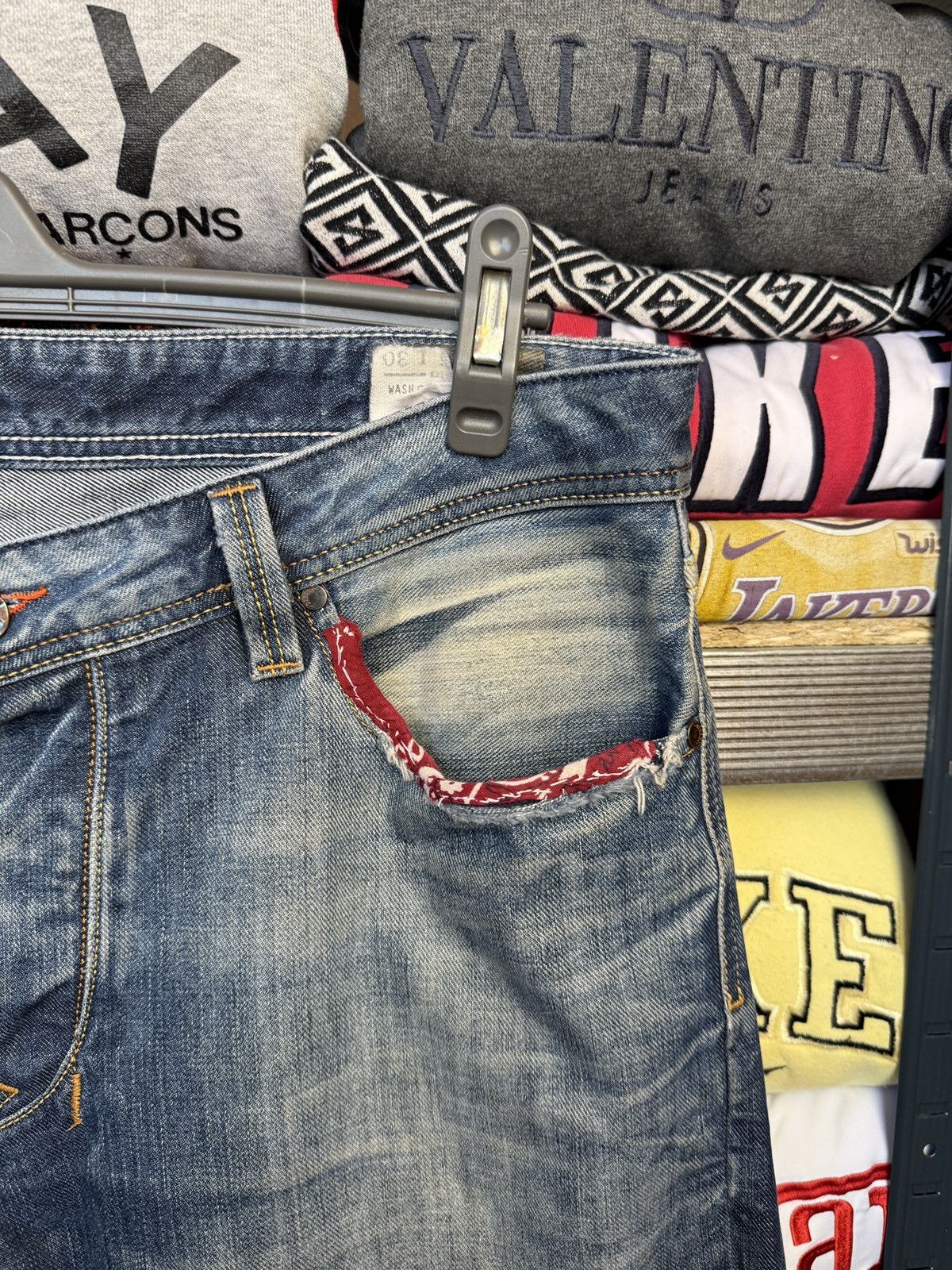 Diesel Vintage Diesel Custom Jeans Baggy Distressed Wide Japanese Size US 36 / EU 52 - 5 Thumbnail