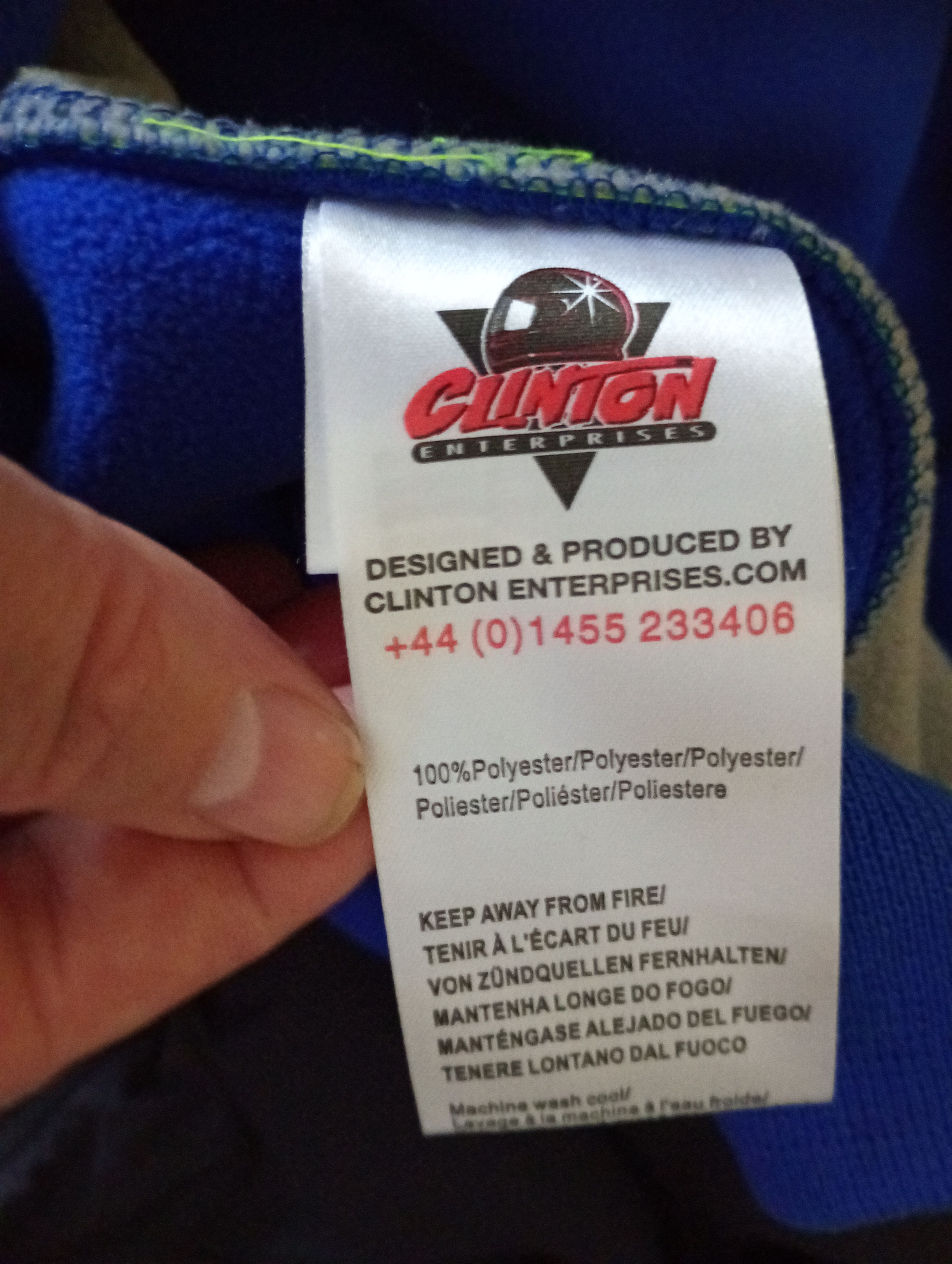Other Suzuki Team Clinton Enterprises Fleece Jacket Vintage Size US XL / EU 56 / 4 - 14 Thumbnail