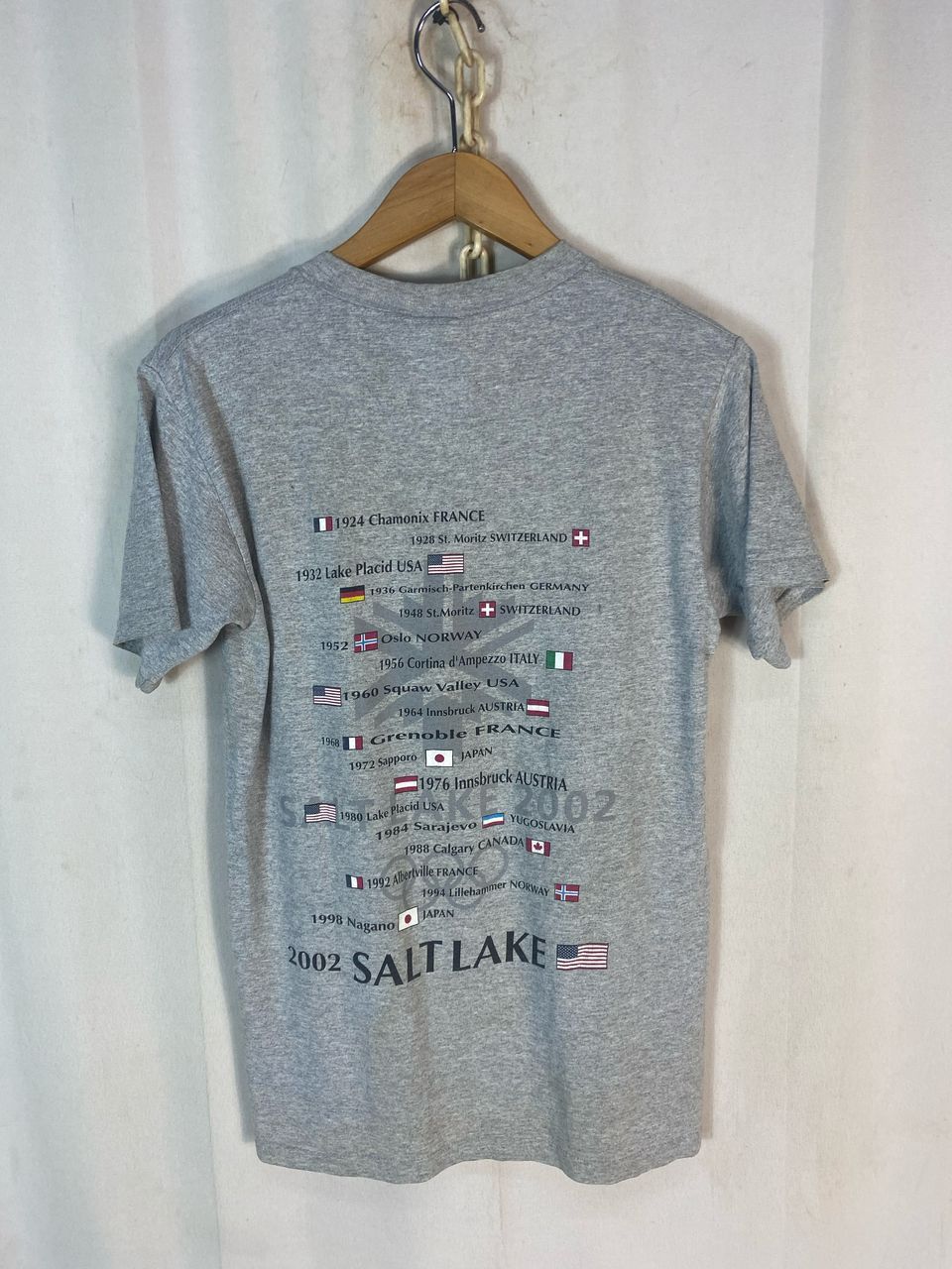 USA Olympics × Vintage Vintage Olympic winter game salt lake 2002 tshirt Size US S / EU 44-46 / 1 - 6 Thumbnail