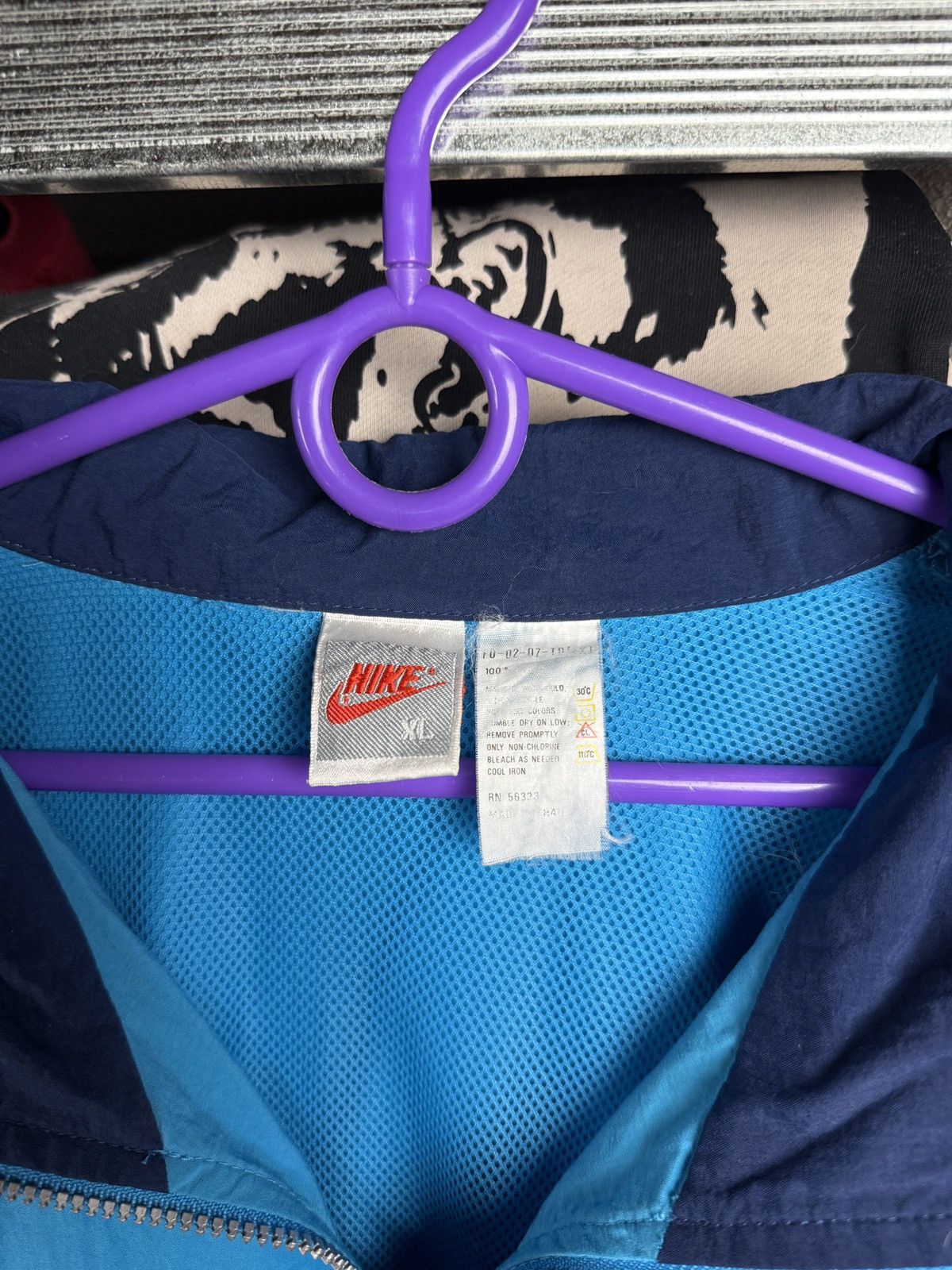 Nike Vintage Anorak Jacket Nike Swoosh center M hoodie Ninja Size US M / EU 48-50 / 2 - 10 Thumbnail
