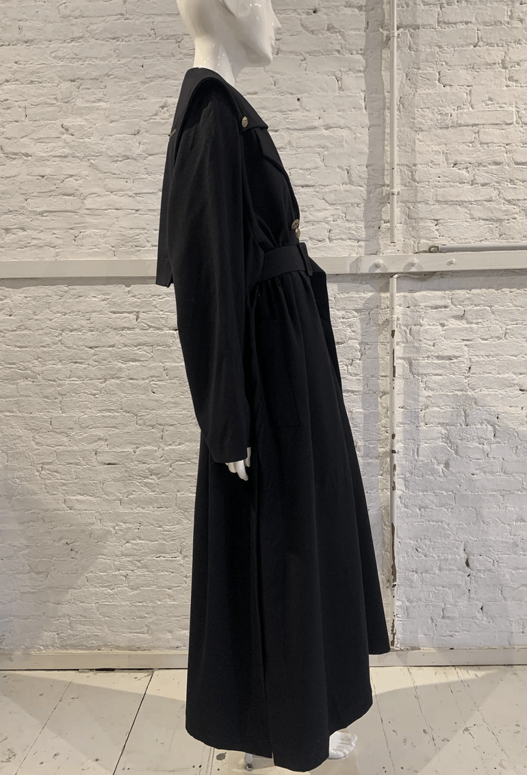 Marithe + Francois Girbaud Marithe Francois Girbaud 1990s Double Beasted Maxi Coat Size M / US 6-8 / IT 42-44 - 5 Thumbnail