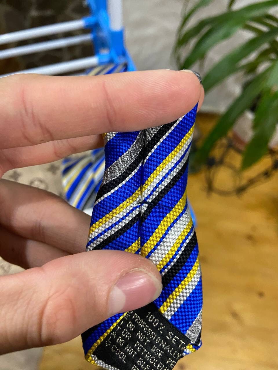 Versace Vintage Rare Gianni Versace 100% Silk Striped Tie Size ONE SIZE - 7 Thumbnail