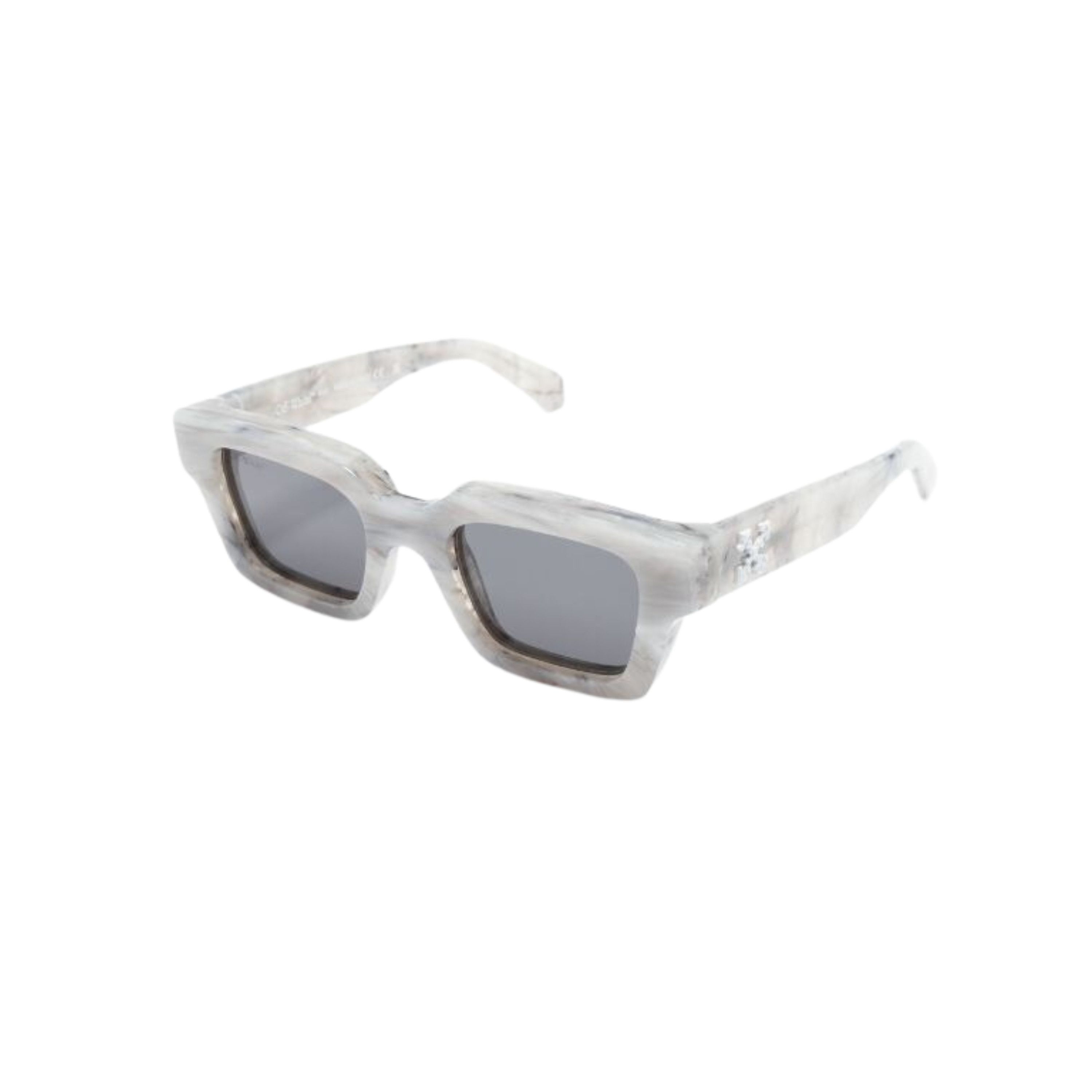 Off-White OFF WHITE Rectangle Frame Virgil Sunglasses MARBLE Size ONE SIZE - 1 Thumbnail