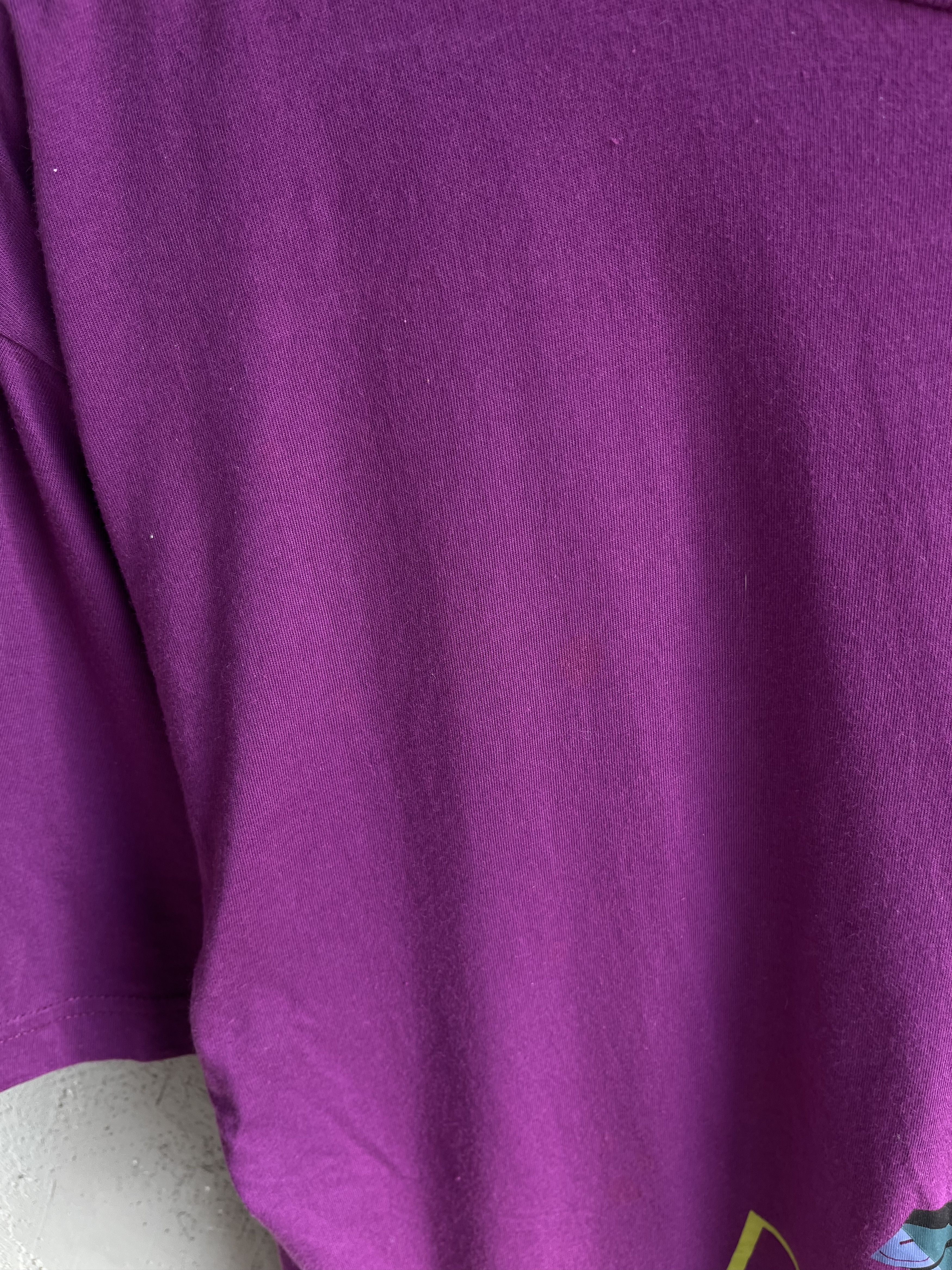 Nike × Vintage Vintage Y2K Nike Air Big Logo Swoosh Just Do It Purple Tee Size US S / EU 44-46 / 1 - 5 Thumbnail