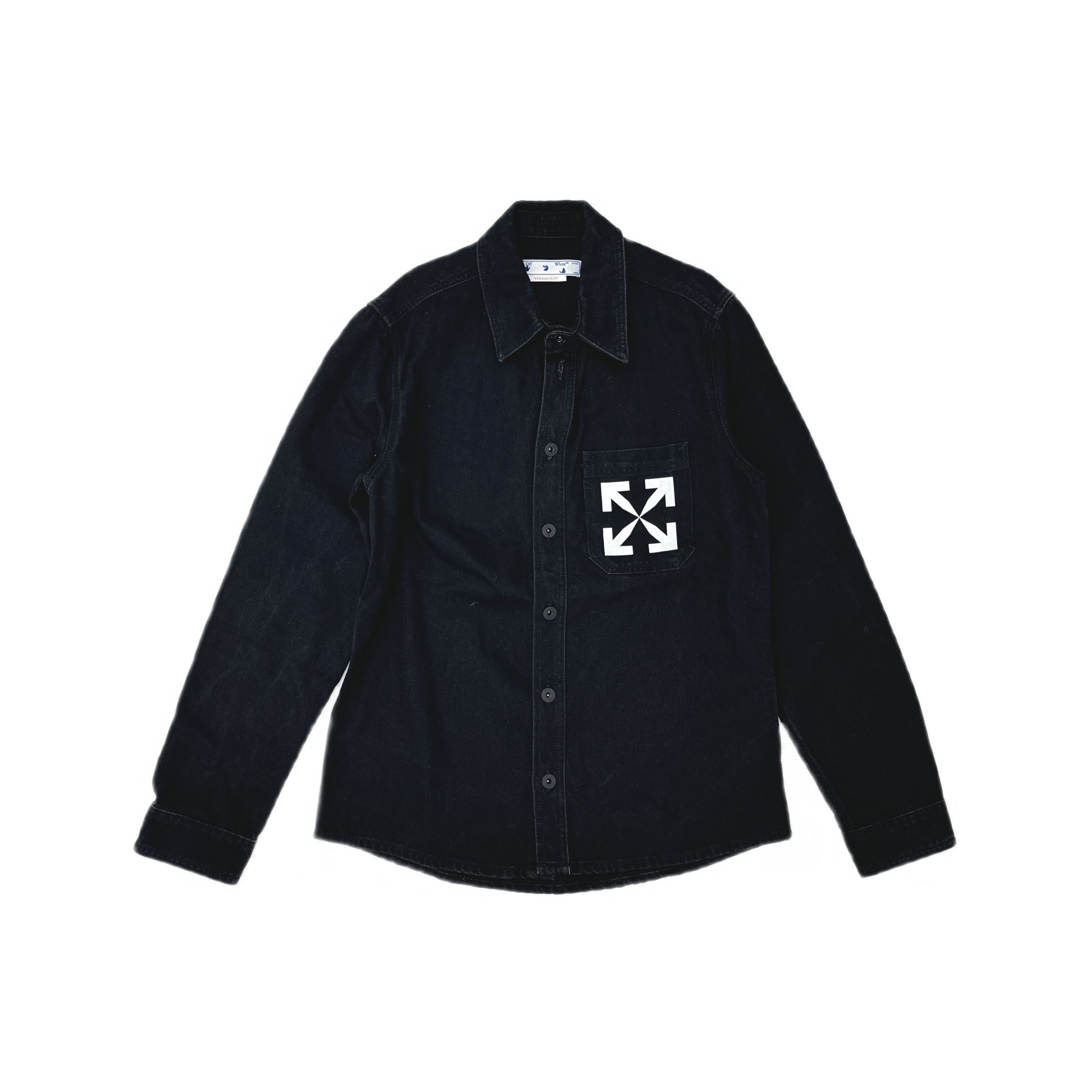 Off-White Off-White Arrow Logo Button Up Shirt Size L Size US L / EU 52-54 / 3 - 1 Thumbnail