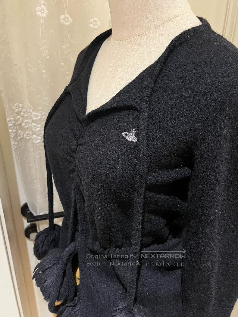 Vivienne Westwood Vivienne Westwood Wool Design Knit Top with Fuzzy Balls Size M / US 6-8 / IT 42-44 - 5 Thumbnail