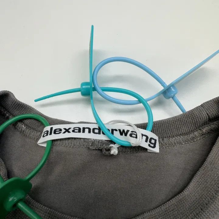 Alexander Wang Alexander Wang Short Sleeve Logo T-Shirt - Size XS / US 0-2 / IT 36-38 - 2 Thumbnail