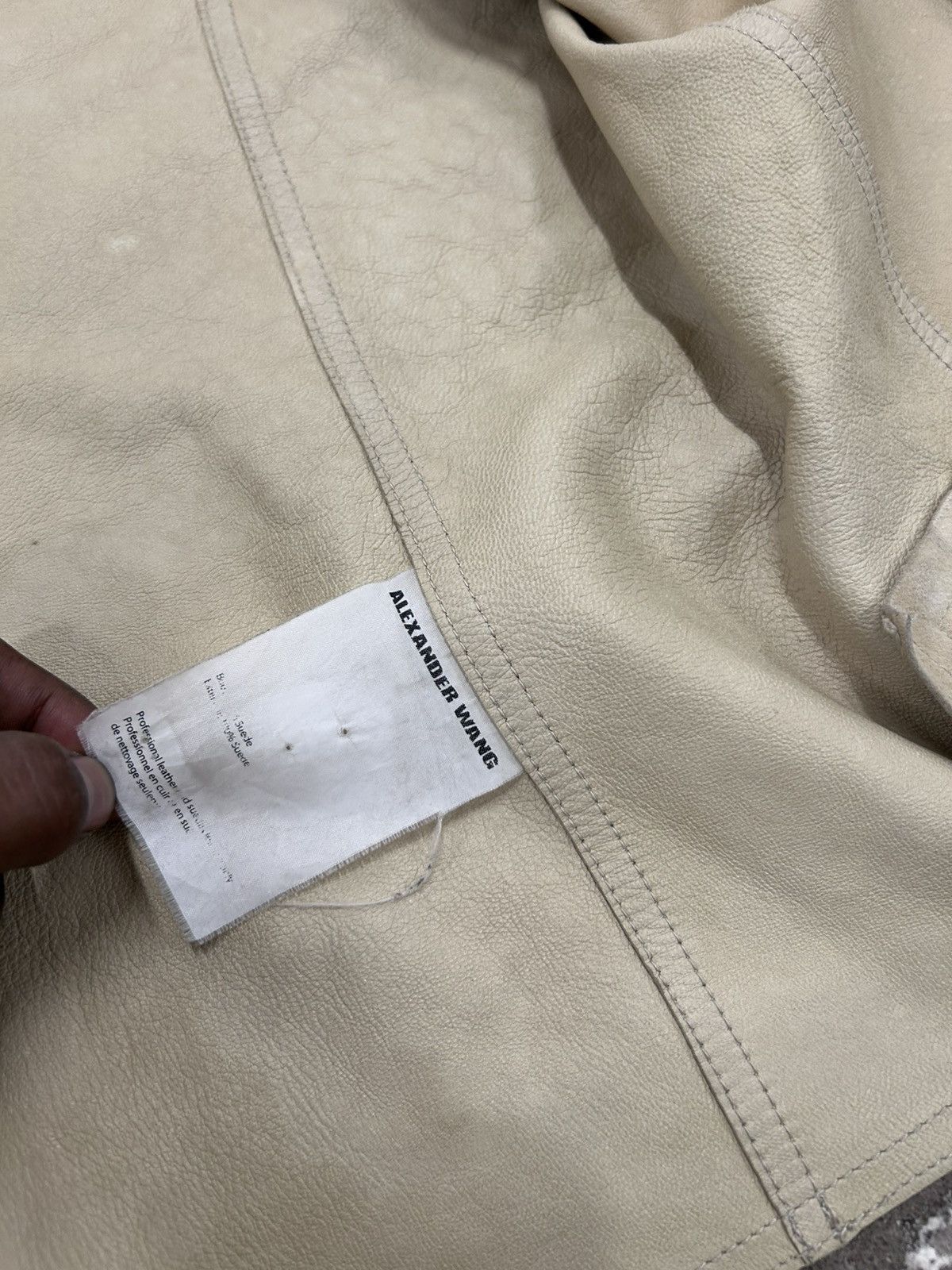 Alexander Wang Alexander Wangs Deconstructed Suede Leather Bikerjacket Size L / US 10 / IT 46 - 7 Thumbnail