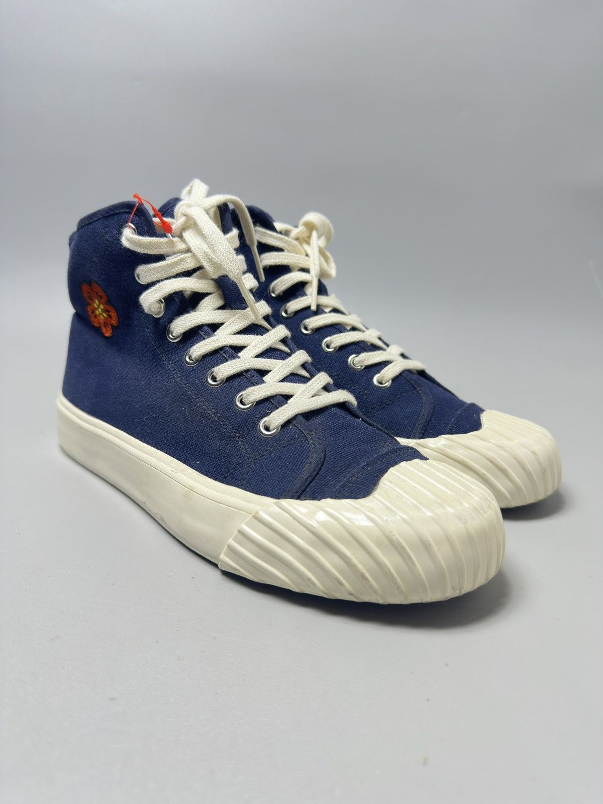 Kenzo Kenzo Boke Flower Embroidered High-Top Sneakers Size US 8 / EU 41 - 1 Thumbnail